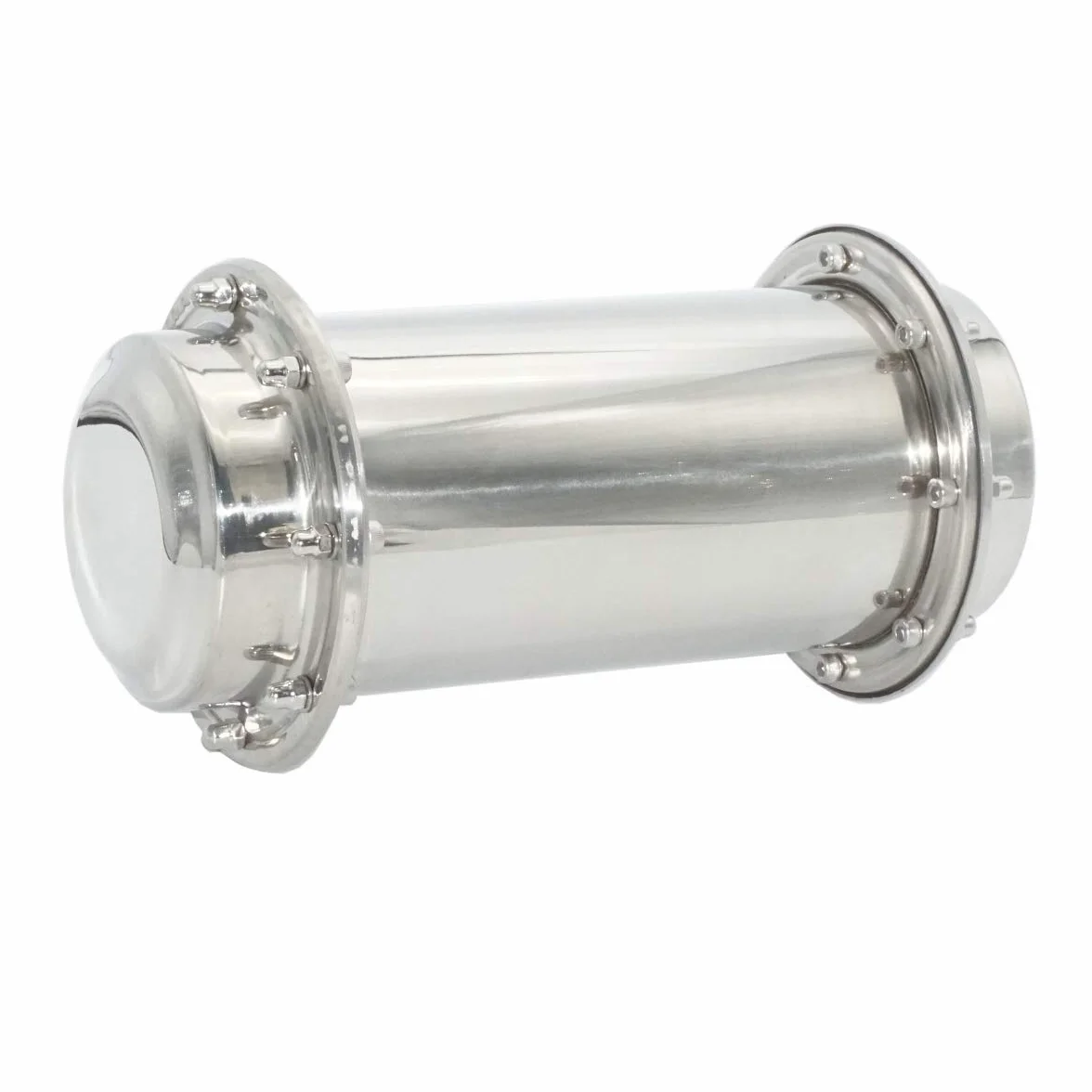 moumou Time Capsule wodoodporny pojemnik na kapsułki ze stali nierdzewnej, trwały pojemnik na przyszłość (26 cm)