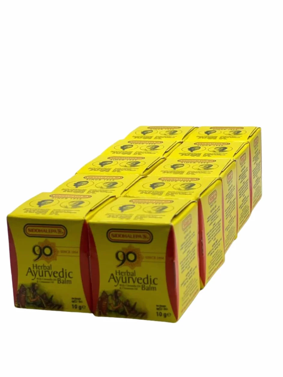 Siddhalepa Ayurvedic ziołowy balsam 10 g x 10 szt.