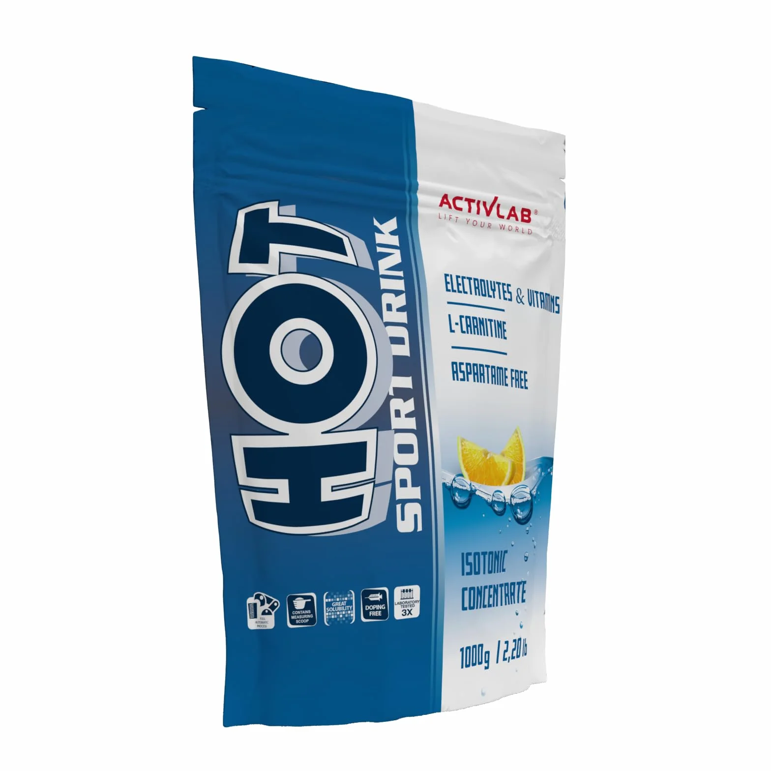 Activlab, Hot Sport napój izotoniczny, cytryna, 1 opakowanie (1 x 1000 g)