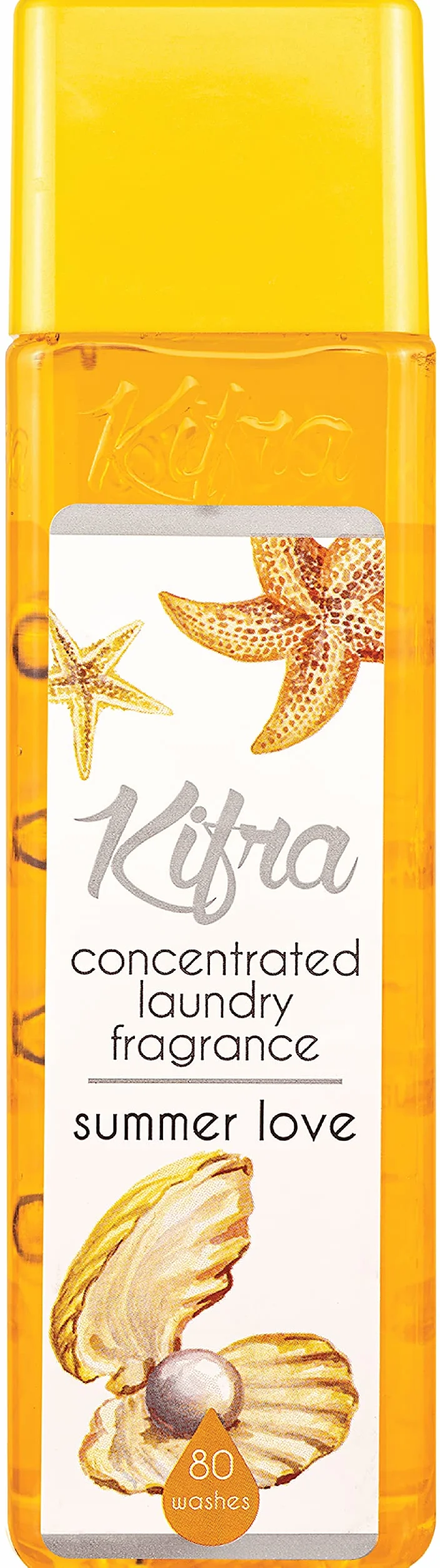 Kifra Summer Love skoncentrowane perfumy do prania, 200 ml, 80 cykli prania, długotrwały zapach do prania
