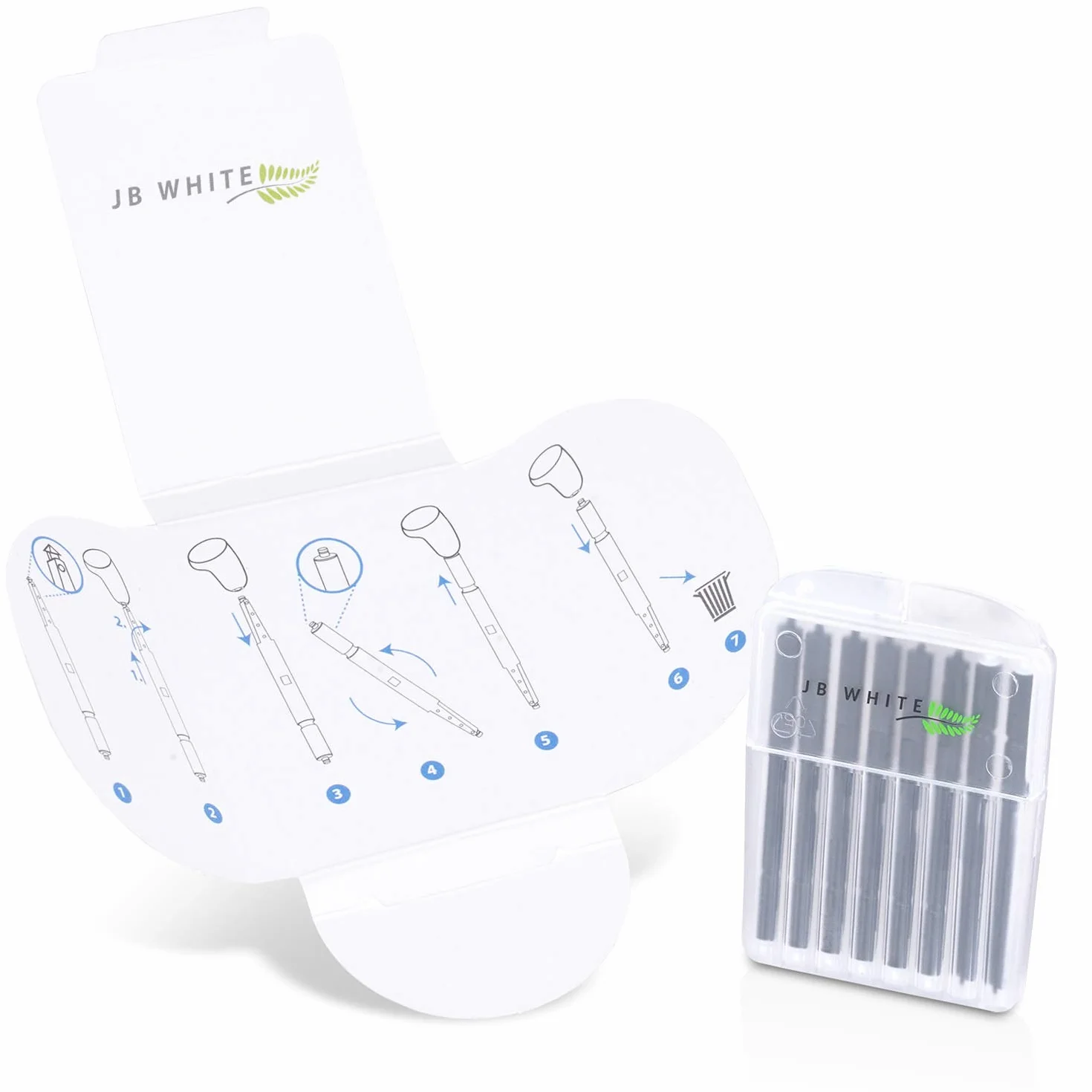 JB White 64x filtry woskowinowe do aparatów sluchowych, kompatybilne z Widex Nanocare | Oticon ProWax MiniFit | Phonak Cerustop Wax Guards | Resound (Ø 1,3 mm)