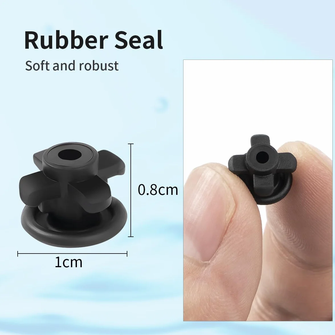 YanBan 6 szt. Korek wodny kompatybilny z Waterpik WP-100 WP100 akcesoriami do czyszczenia zębów