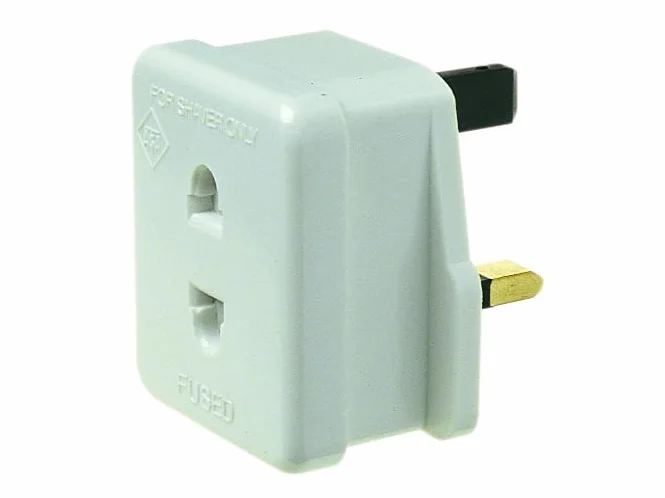 Dencon Adapter z wtyczką UK do golarki, szczoteczka do zębów 1 A do BS1363/3