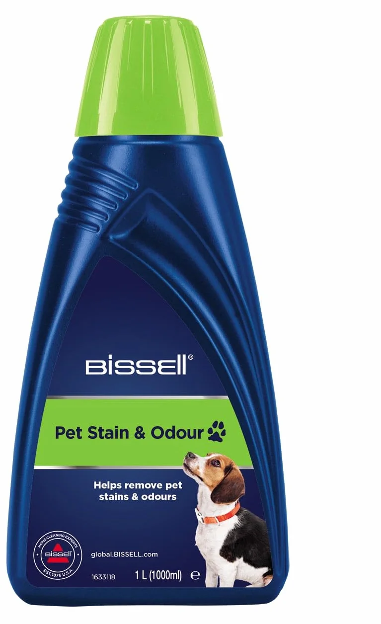 BISSELL Środek czyszczący Spot & Stain Pet do usuwania zapachów i plam po zwierzętach domowych, odpowiedni do stosowania we wszystkich urządzeniach do wywabiania plam, 1085N