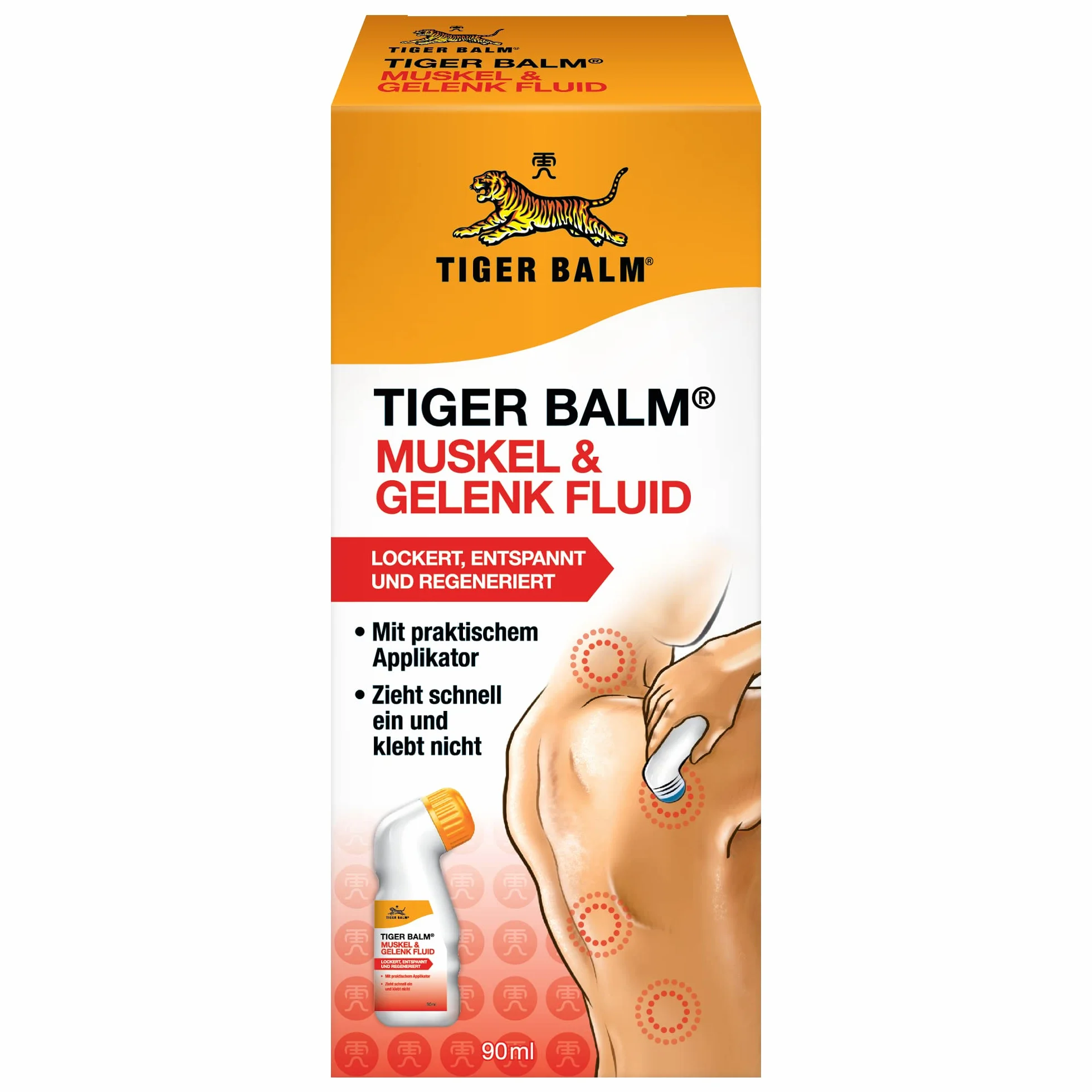 Tiger Balm Muskel & Gelenk Fluid, 90 ml Rozwiązanie