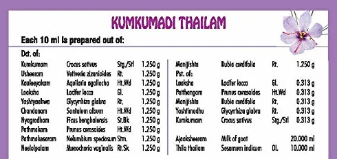 Ayupra Wellness Kumkumadi Thailam 25 ml