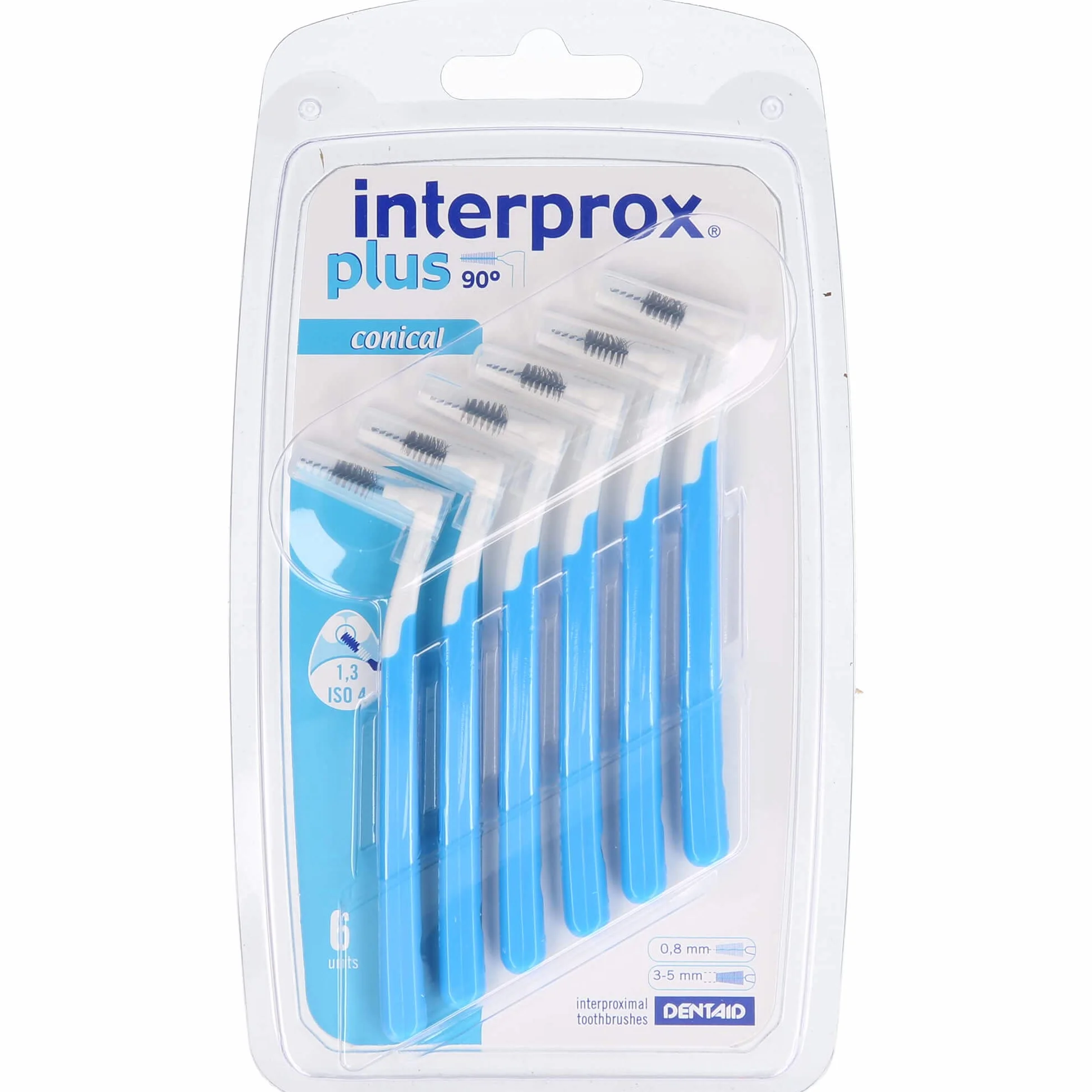 Interprox Plus Conical Zahnzwischenraumbürstchen 6 Sztuka Szczoteczki międzyzębowe