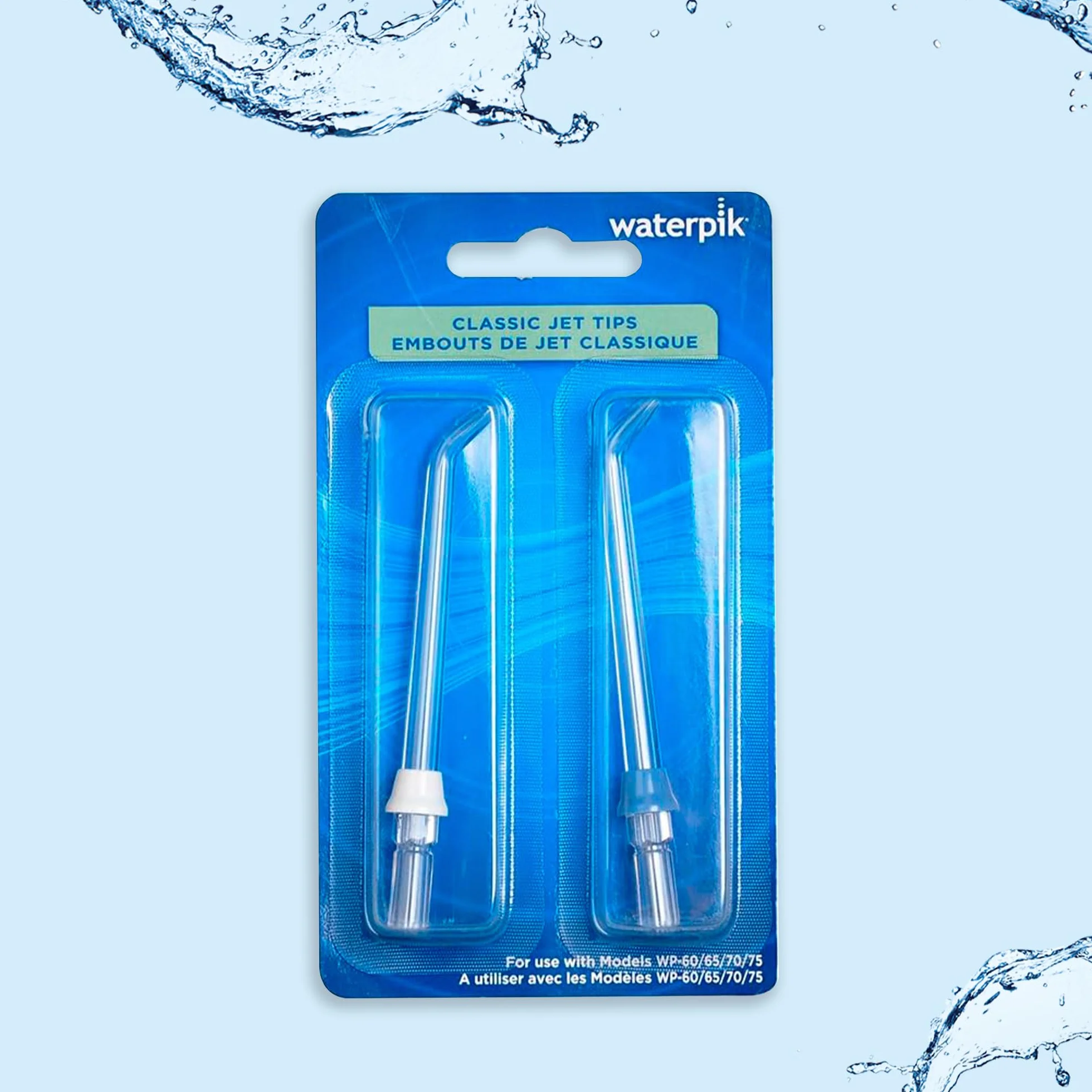 Waterpik Classic JT-100E nasadka zapasowa do irygatora jamy ustnej, 2 sztuki
