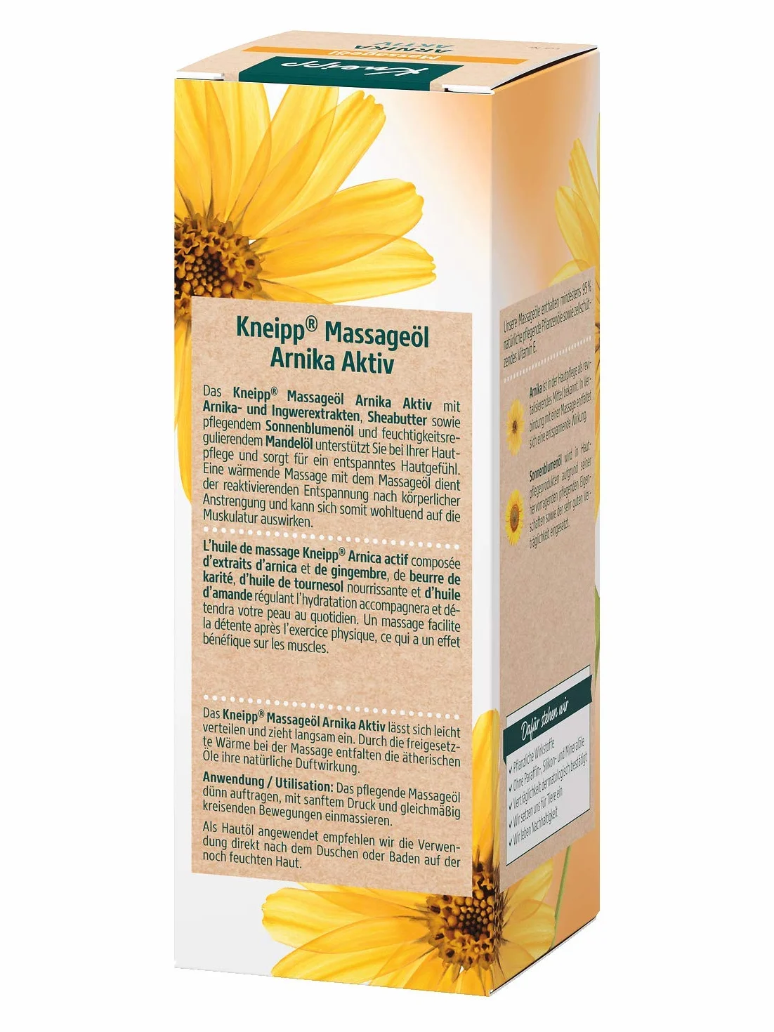 Kneipp Olejek do masażu Arnika Aktiv, 100 ml