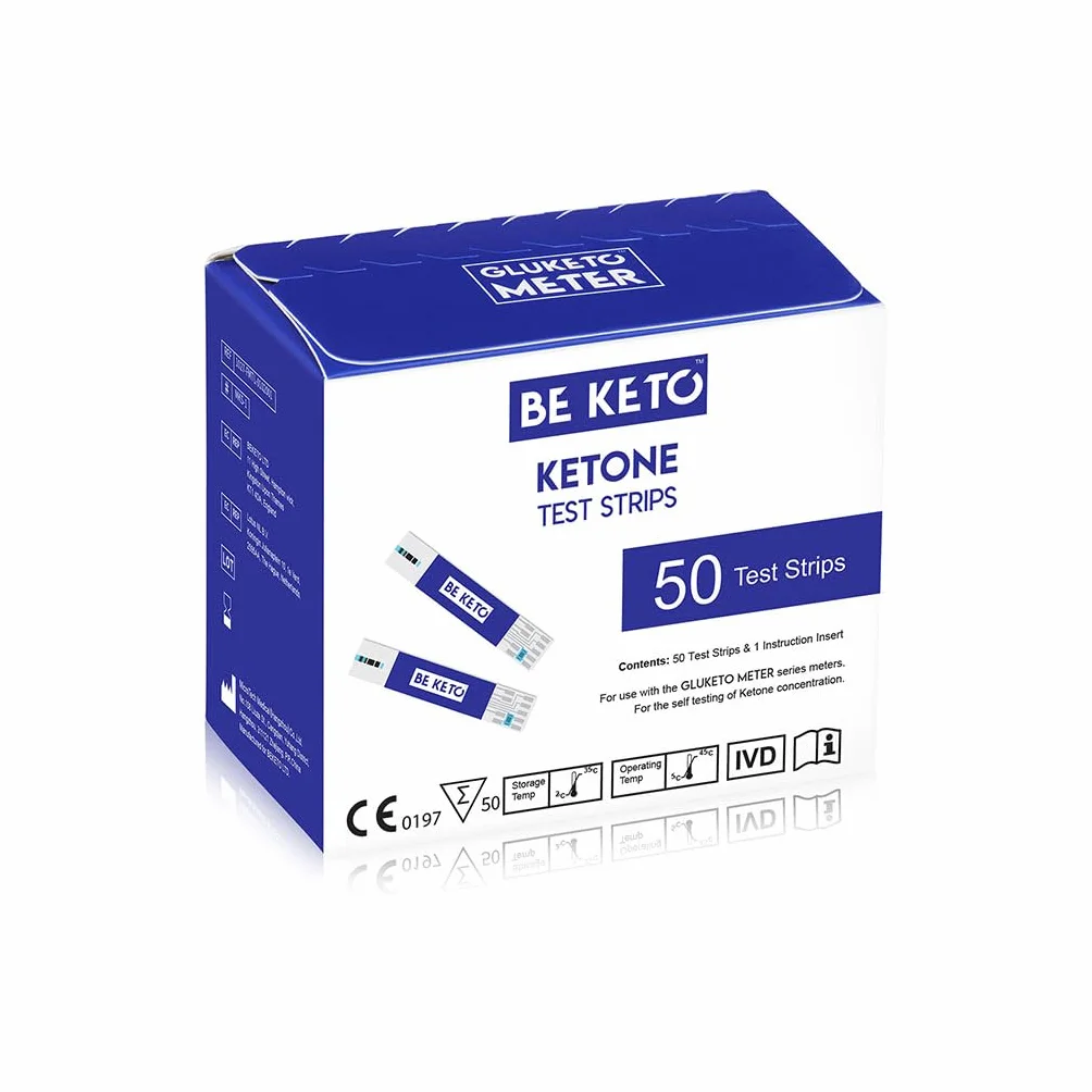 GluKeto Meter Testy Paskowe Ketony 50szt.