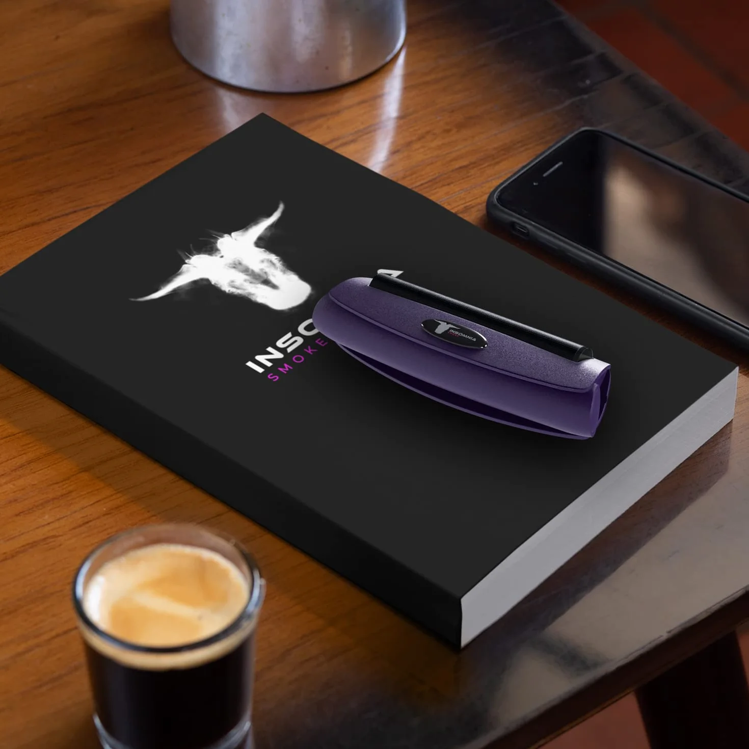 Cigarette Rolling Machine | Maszyna do zwijania papierosów Wałek tytoniowy do papieru rolkowego o standardowym rozmiarze 80 mm lub King Size 110 mm (Regular size, Fioletowy)