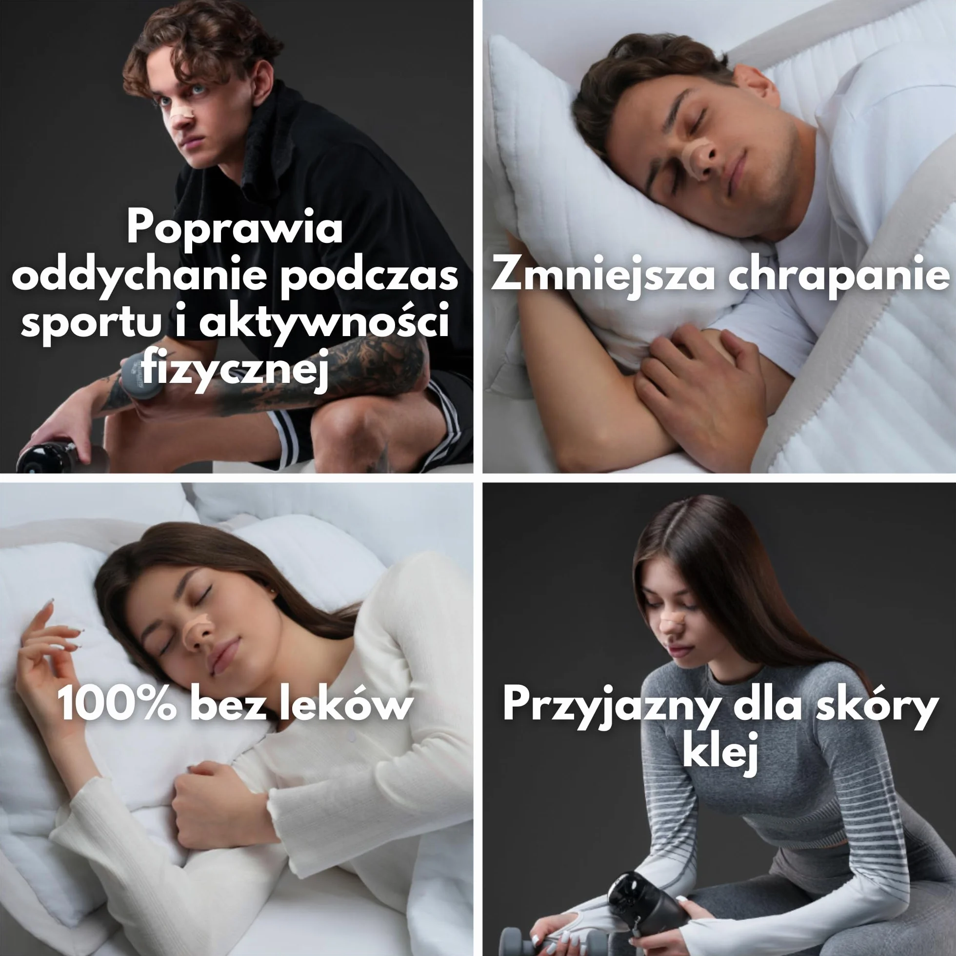 Plastry na Nos Przeciw Chrapaniu 90 sztuk Rozmiar L 66x19 mm