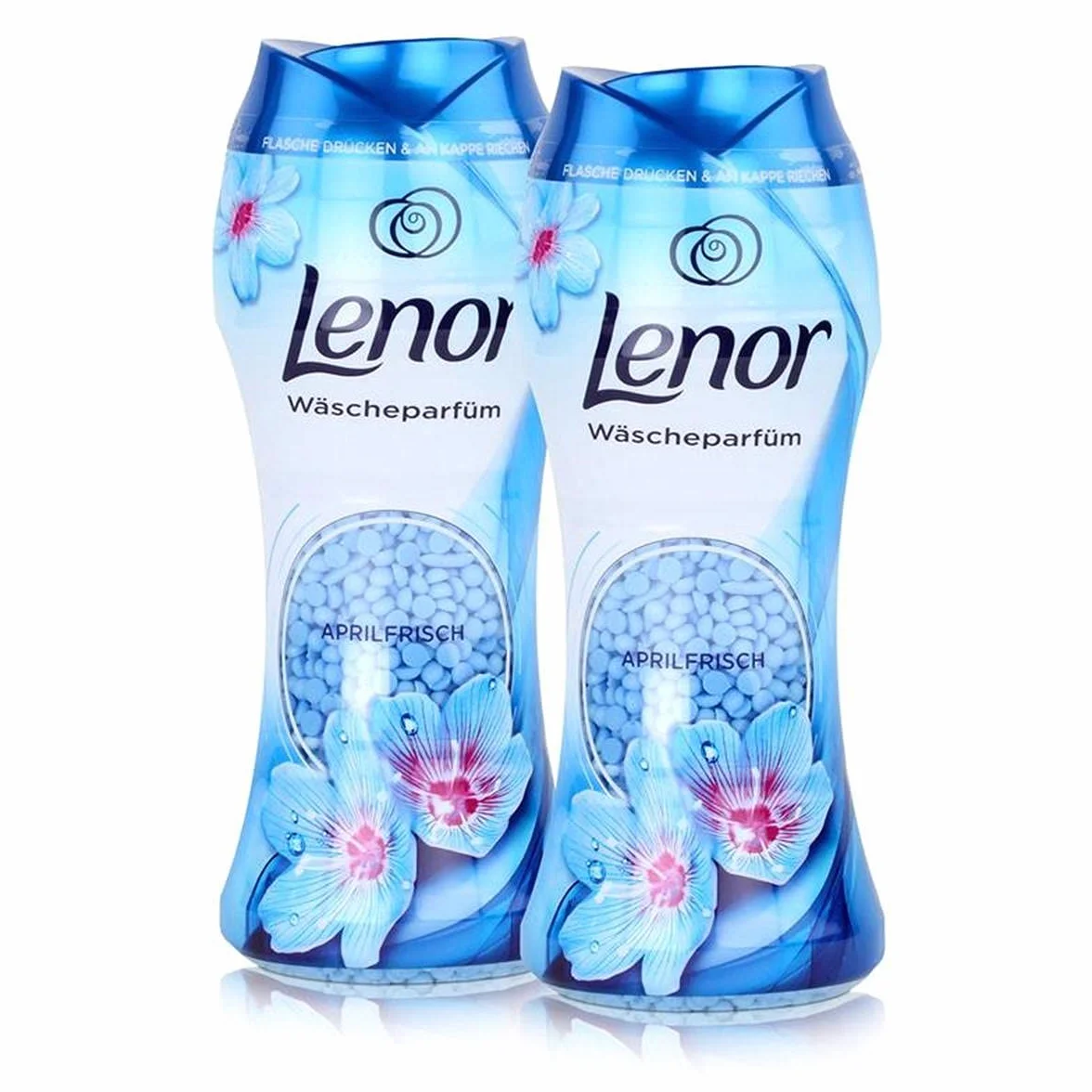 Lenor Unstoppables perfumy do prania Aprilfrisch 210g (opakowanie 2) - kwiat wiosny, paczuli i białe cedry