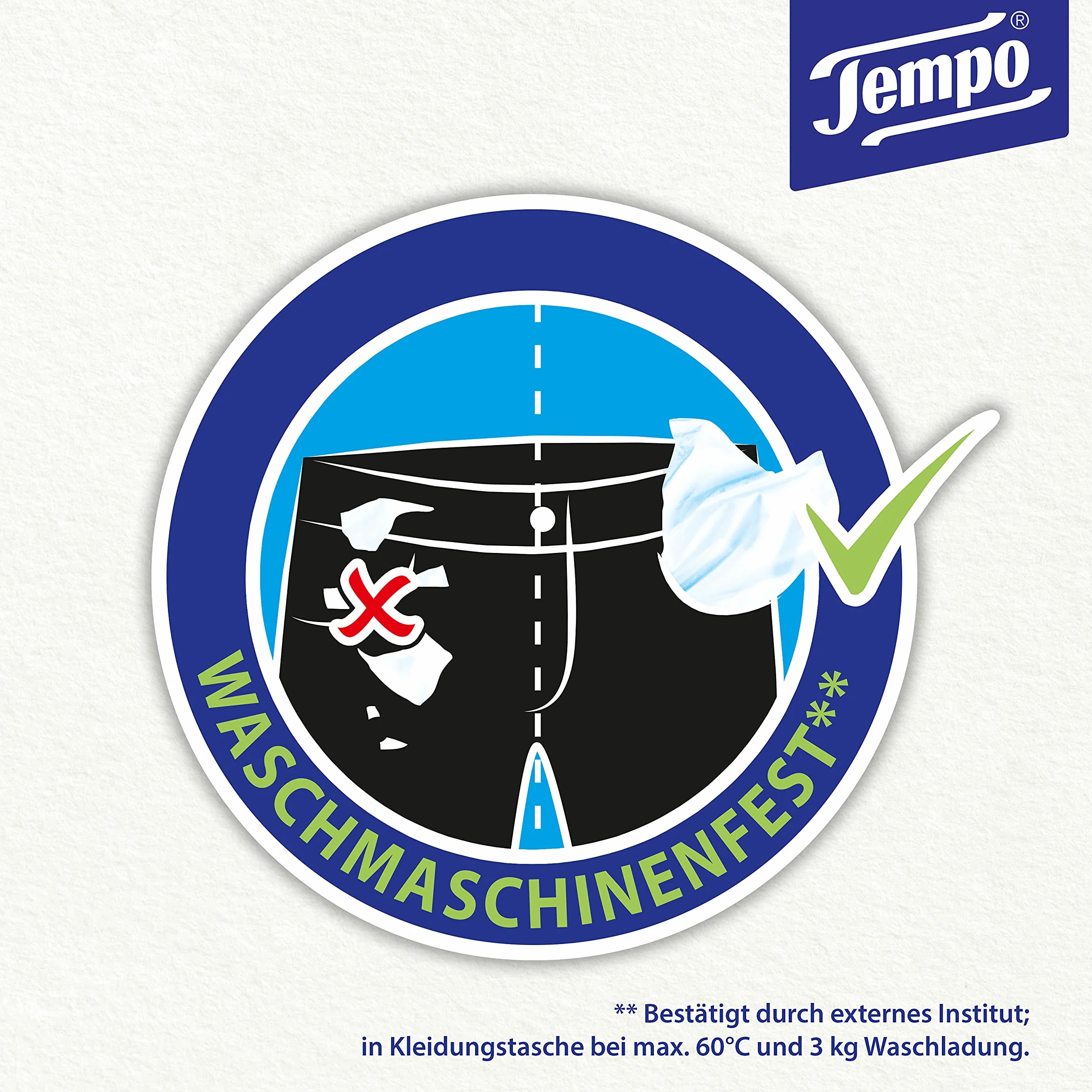 Tempo 830496 Chusteczki, Biały, 12 x 90 szt.