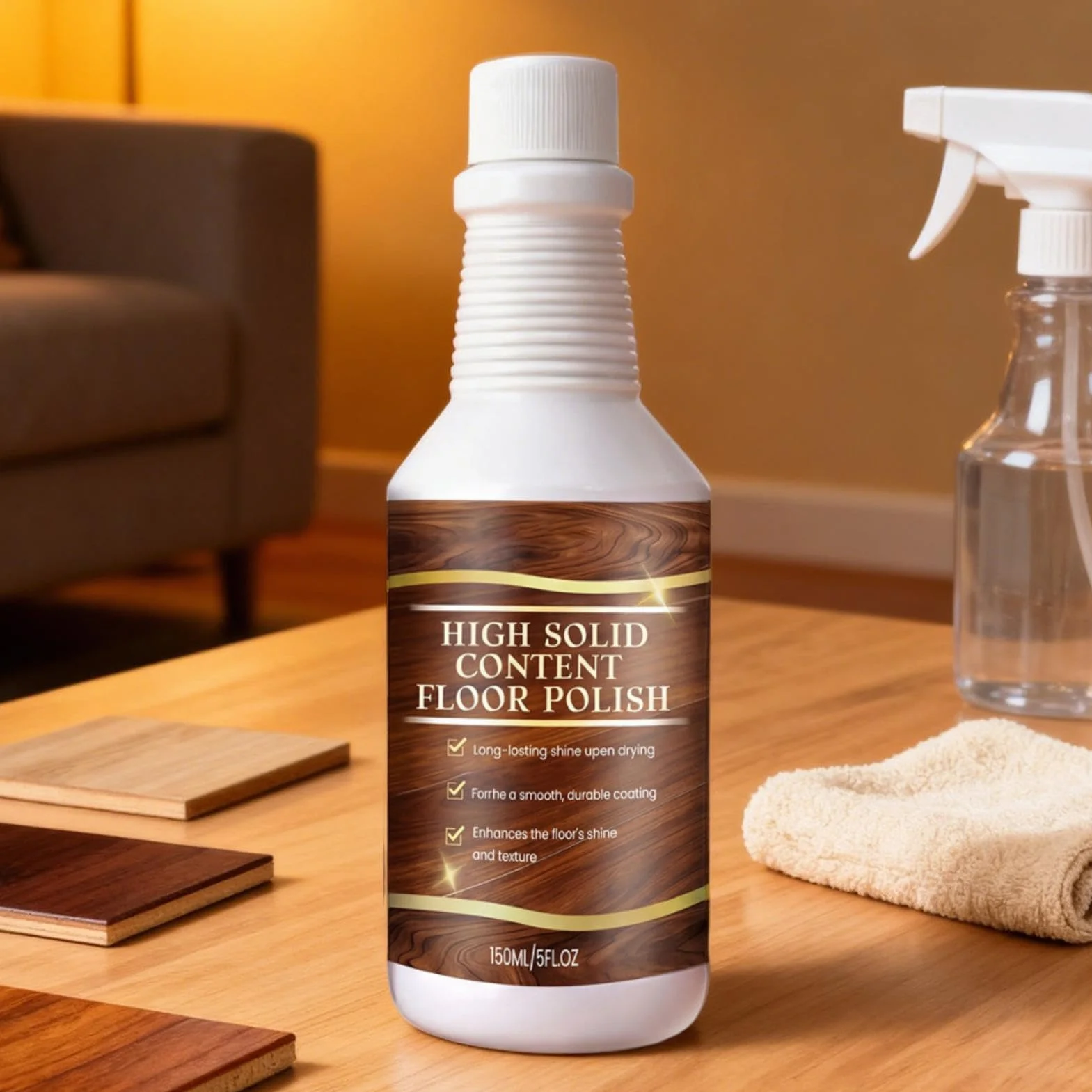 Renowator Podłóg Płyn Czyszczący 150ml Bezpieczny Nieklejący Do Naprawy Rys