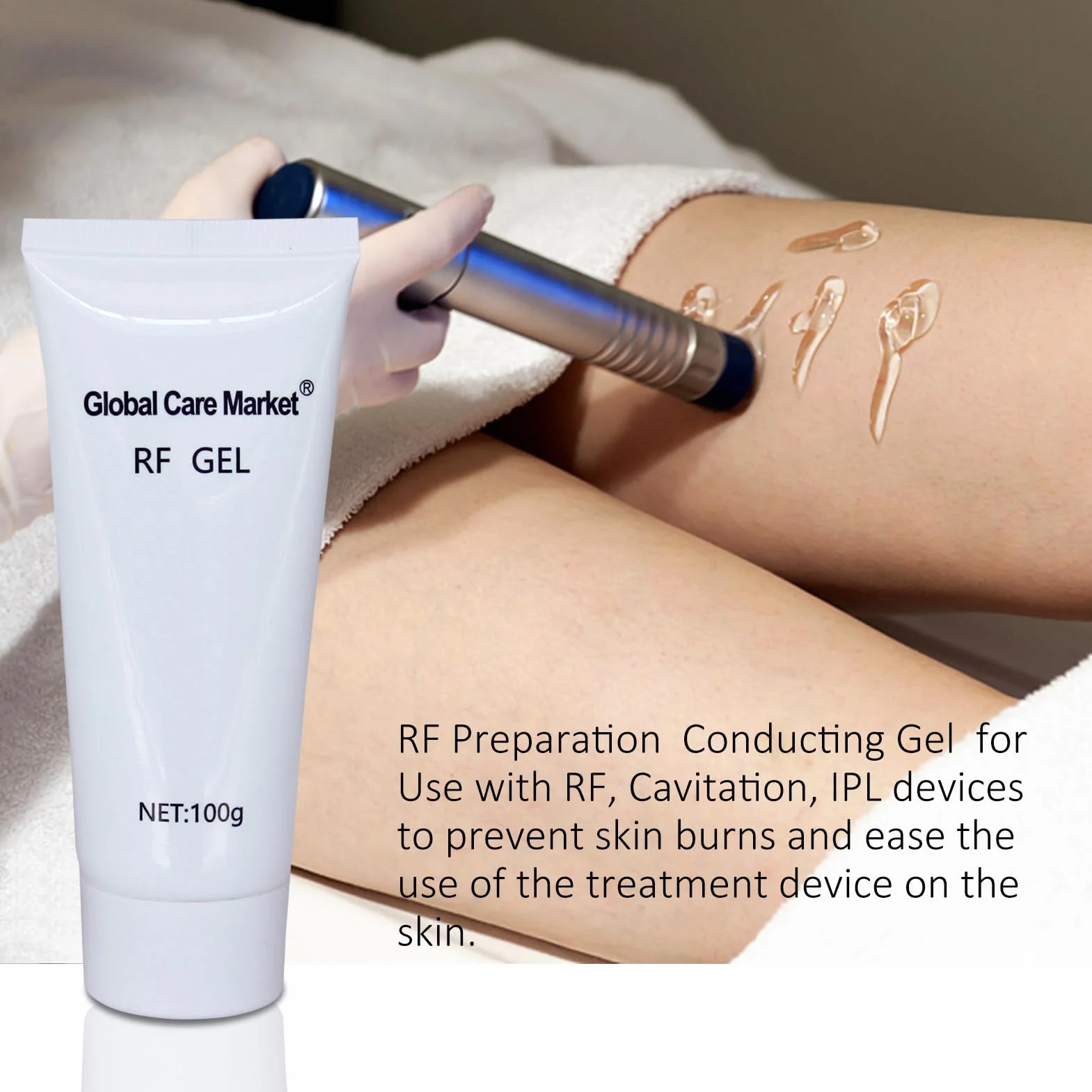 Żel RF Global Care Market do maszyn kawitacyjnych ultradźwiękowych RF