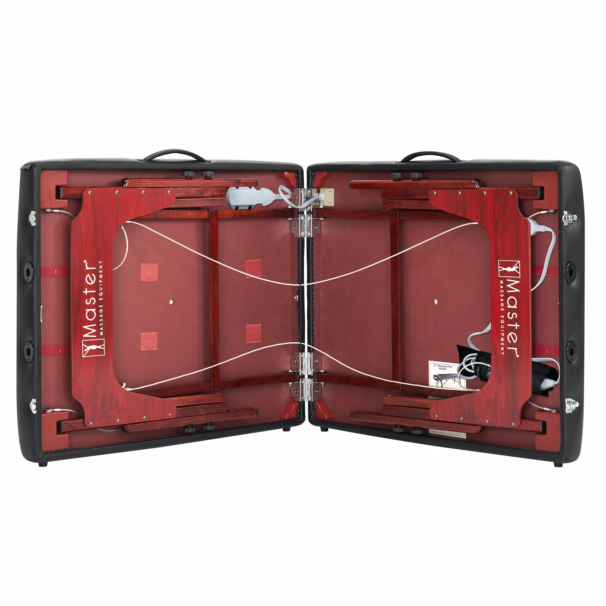Master Massage Therma Top Mobil Leżanka do Masażu Podgrzewana Składana 71 cm Czarny