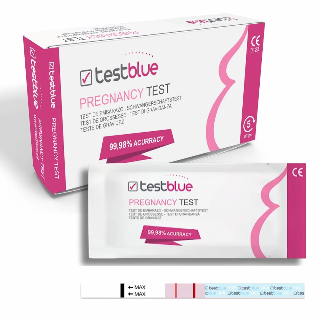 Test Ciążowy Na Paskach Wysoka Czułość Opakowanie 20 sztuk | Test Ciążowy Łatwy W Użyciu Wczesne Wykrywanie | Test Ciążowy Wysoka Dokładność Wczesnego Wykrywania | Test Ciążowy Ultra
