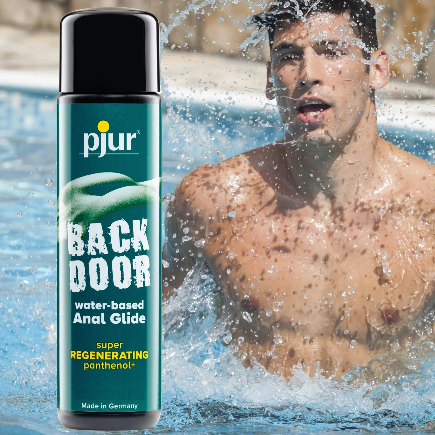 pjur BACK DOOR Regenerating - analny lubrykant hydrożelowy- z pantenolem i łagodzącym rumiankiem (250ml)