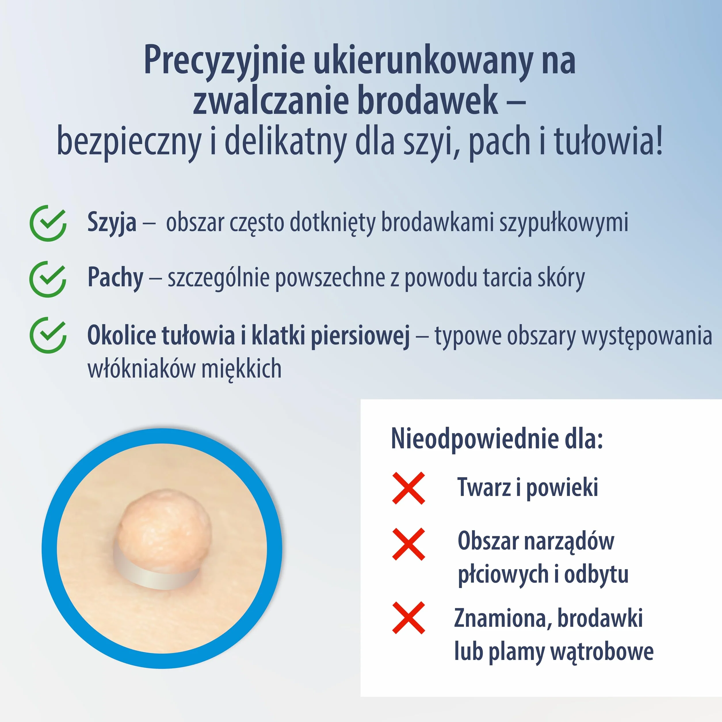 Evolsin® Anti Brodawki szypułkowe – Skuteczny przeciwko brodawkom szypułkowym w domu – Skuteczny, Bezpieczny i Prosty bez chemii – Idealny na szyję, pachy i ciało