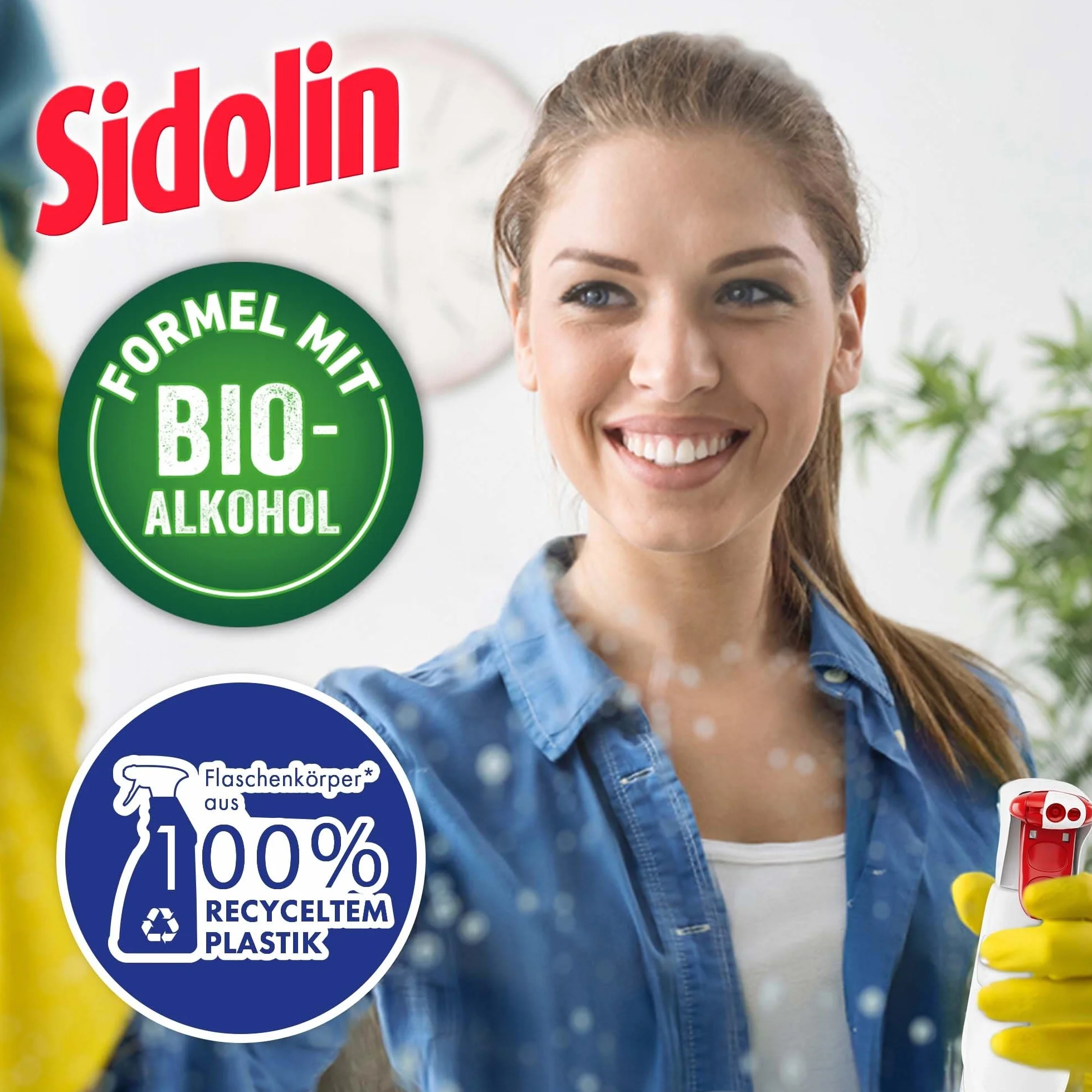 Sidolin Cristal płyn do czyszczenia szkła 500 ml butelka z rozpylaczem
