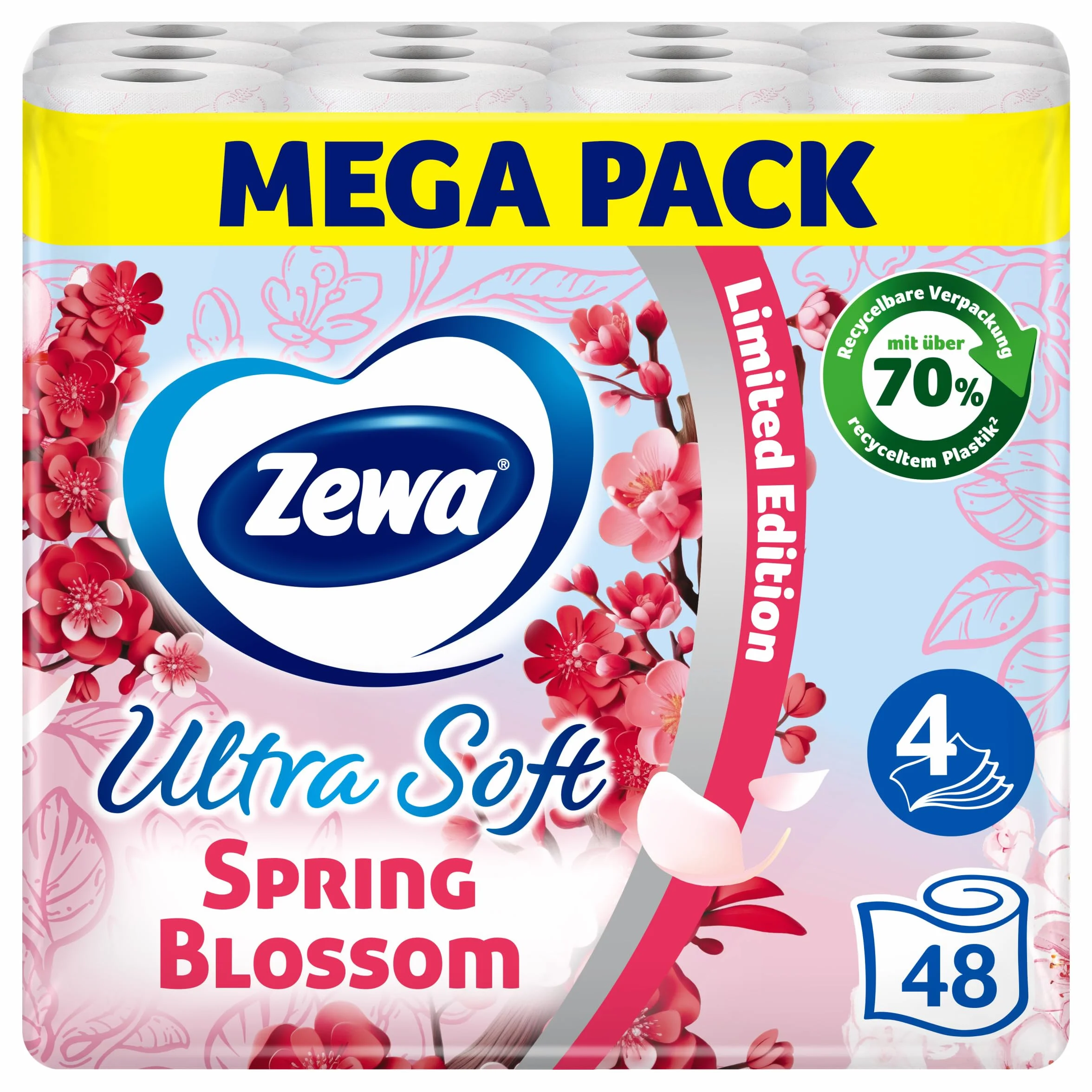 Zewa Ultra Soft Limited Edition papier toaletowy duże opakowanie 3 x 16 rolek