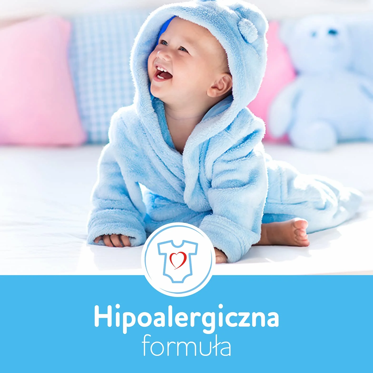 Lovela 3124983 Hipoalergiczny Proszek do Prania Koloru dla Dzieci, 2,7 kg, Biały