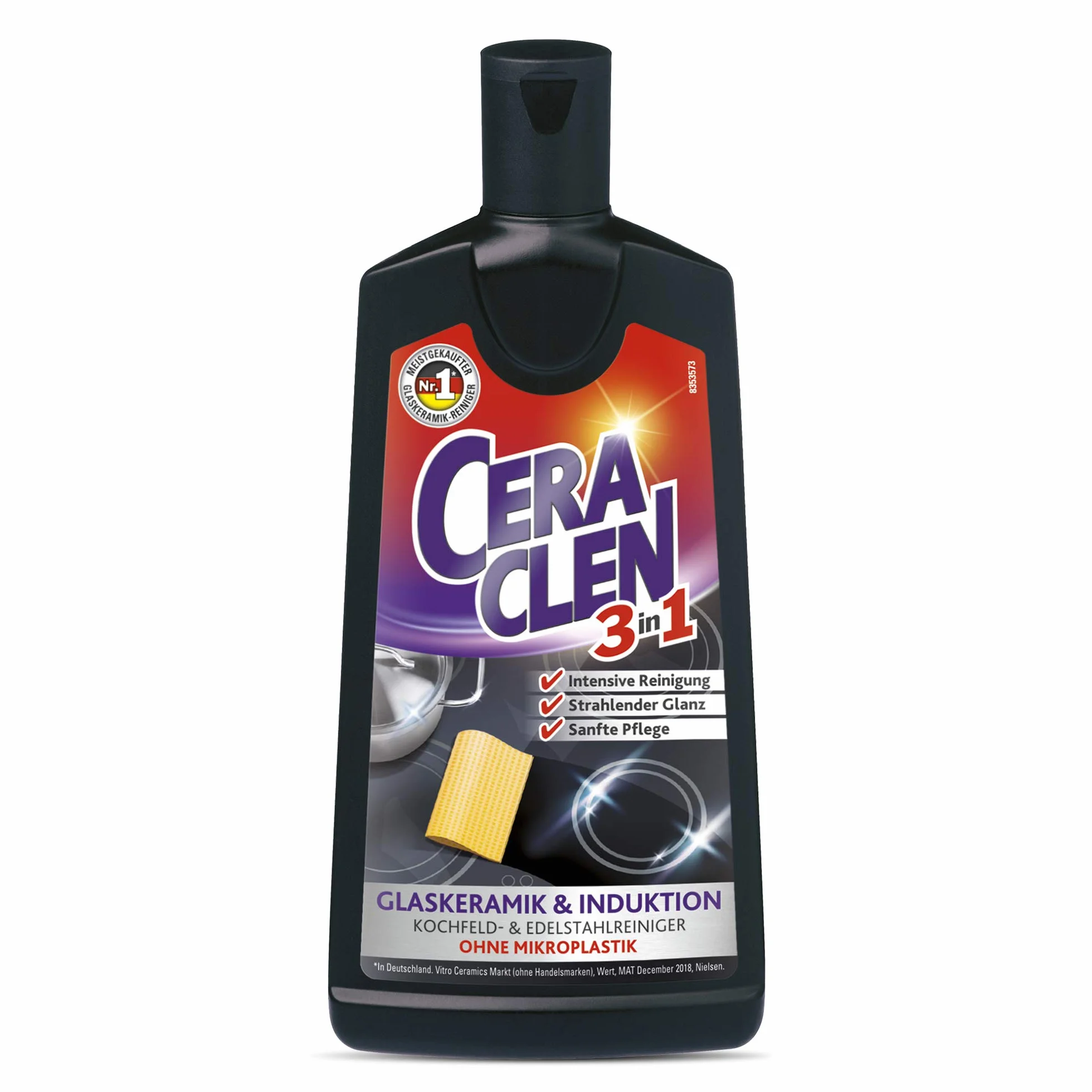 Ceraclen 43277 Środek Do Czyszczenia Płyt Kuchennych, 200ml