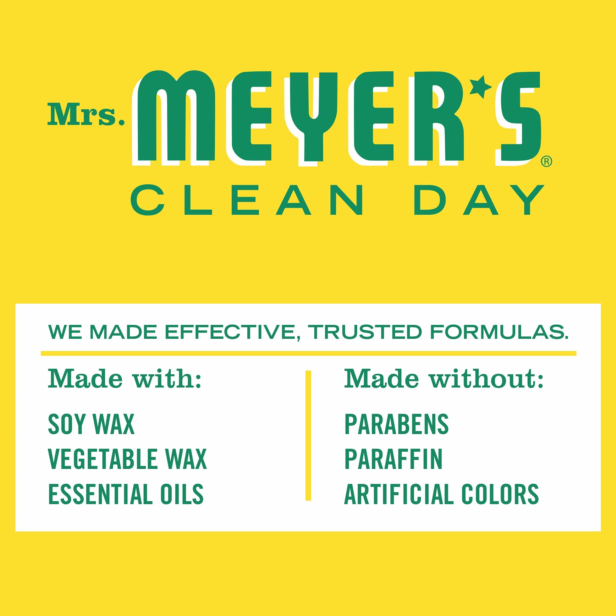 MRS. MEYER'S CLEAN DAY Świeca sojowa w puszce, 82g, 12h, wiciokrzew