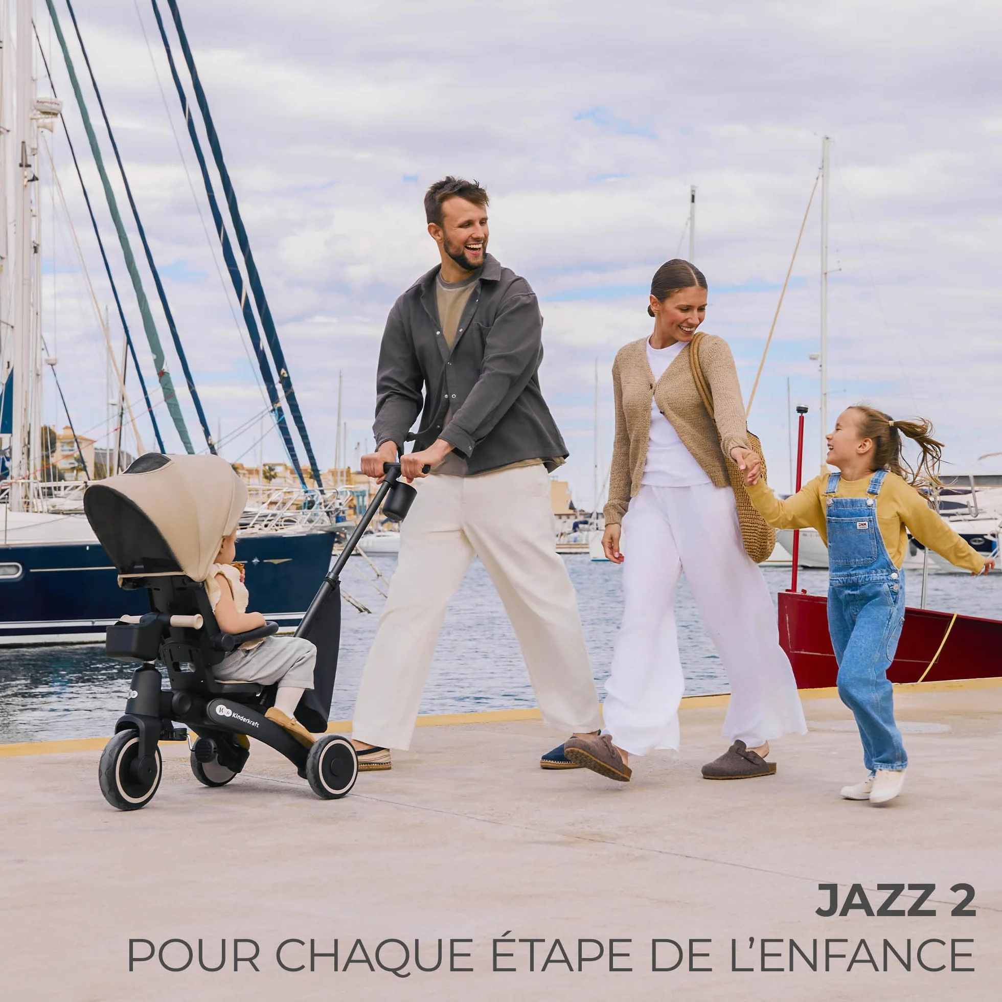 Kinderkraft JAZZ 2 GREY