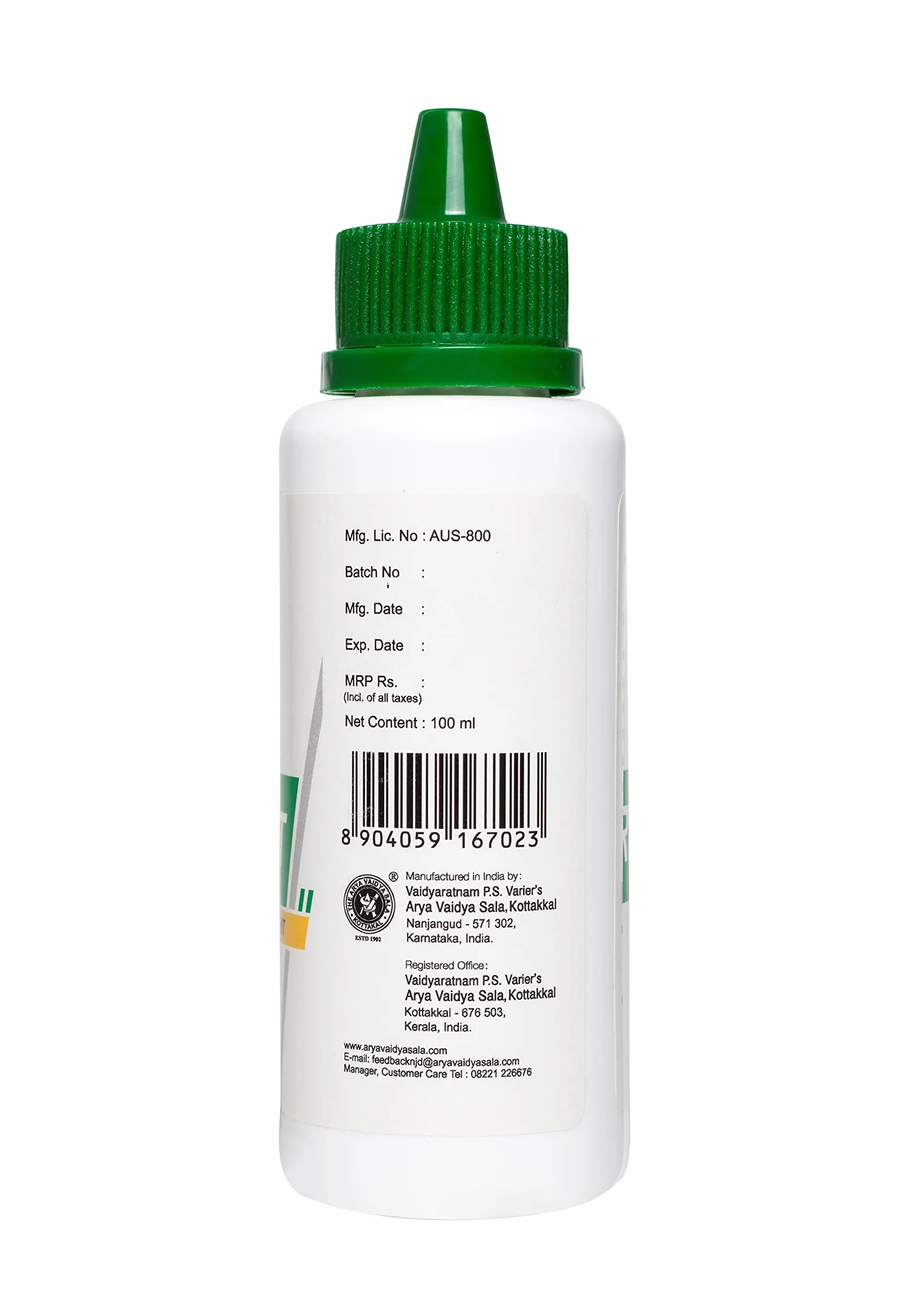 Kottakkal ayurveda® Rhukot Liniment - 100 ml (1 opakowanie)