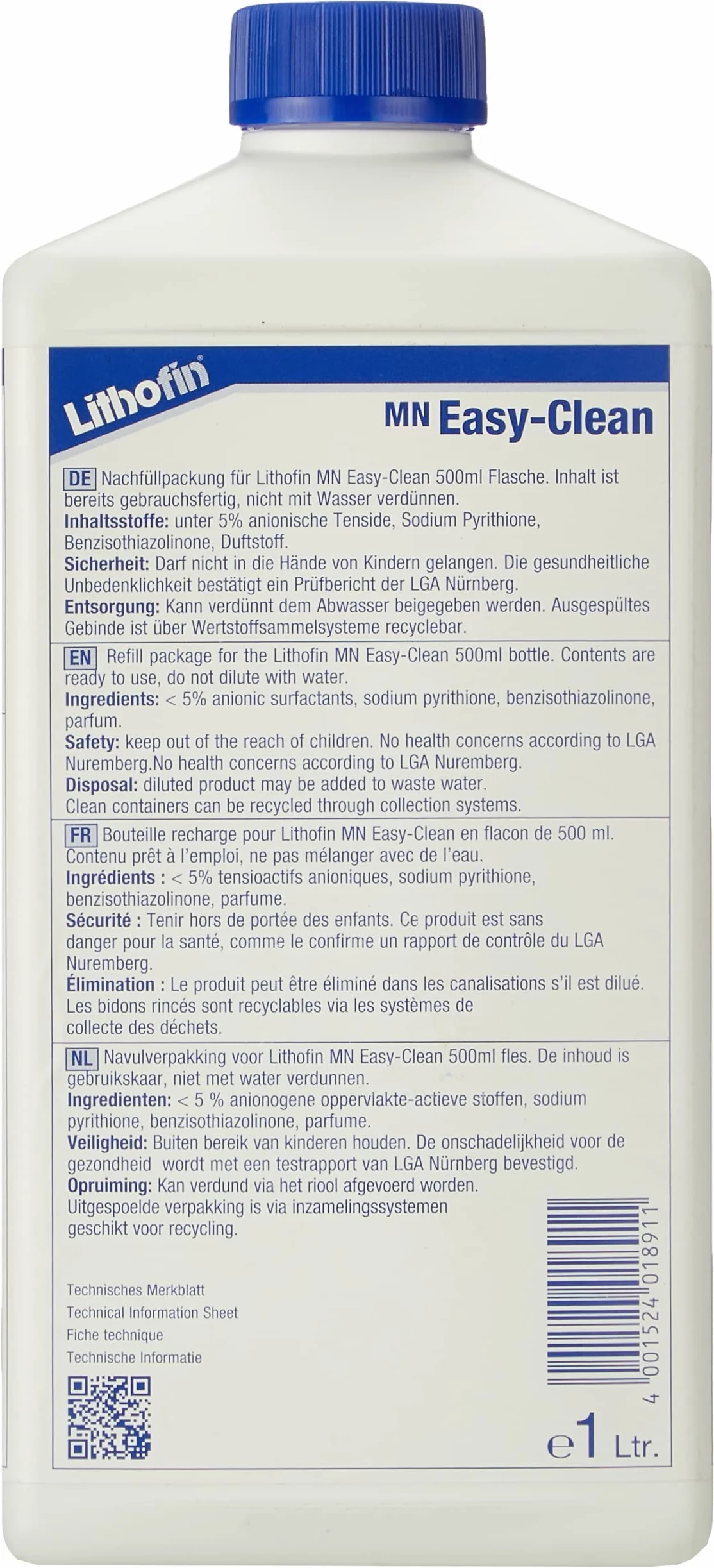 Lithofin MN Easy-Clean 1 litr