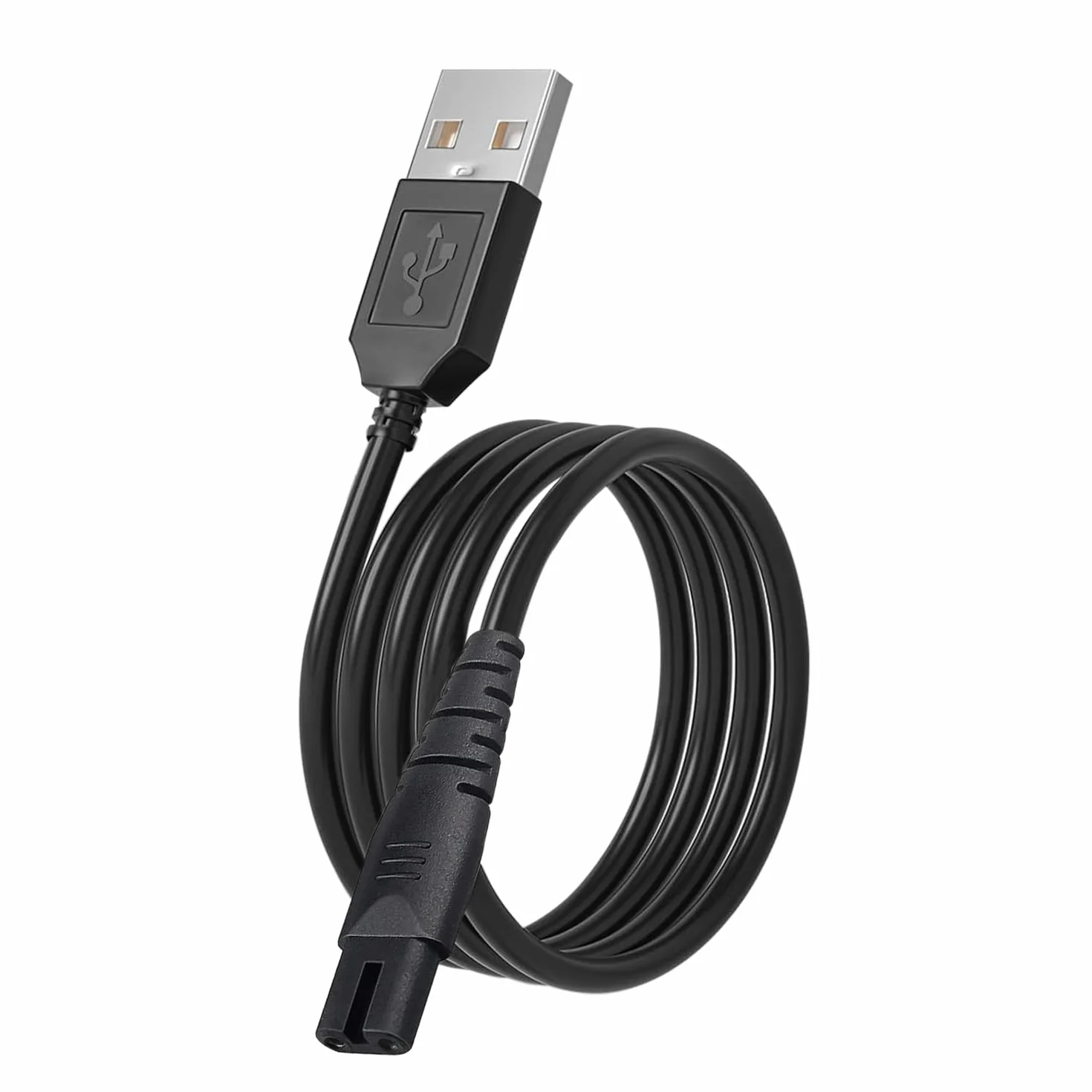 Kabel USB do ładowania irygatora wodnego do Hangsun, COSLUS, Aquasonic, Nicefeel, Oralfree, MOSPRO, Cremax, Tovendor, Insmart, Zerhunt, przenośny, bezprzewodowy irygator jamy ustnej, 1,2 m (czarny)