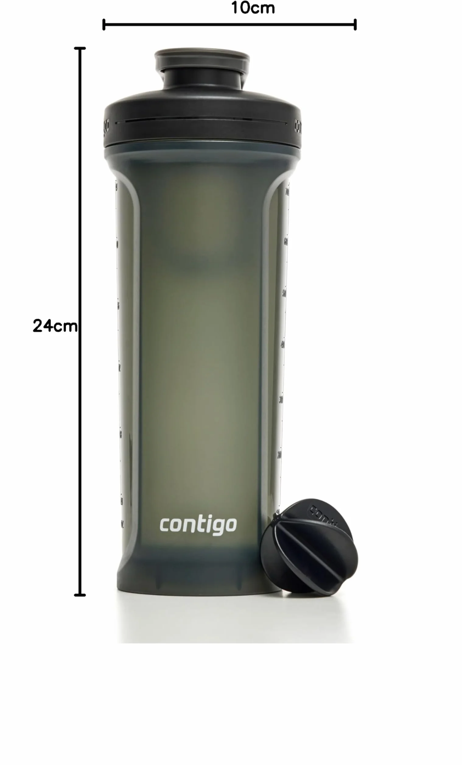 Contigo Shake & Go 2.0 Butelka proteinowa 820 ml, blender bez BPA, szczelna butelka sportowa