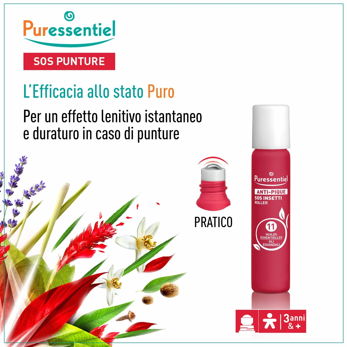 Puressentiel Puressentiel wałek z 11 olejkami Essential 5 ml
