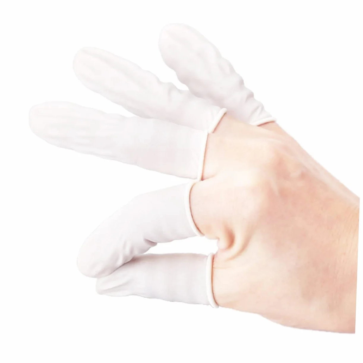 KOMBIUDA 830 Sztuk Anti Static Jednorazowe Paluszki Lateksowe Ochronne Palce Pokrywa Narzędzie Do Manicure DIY