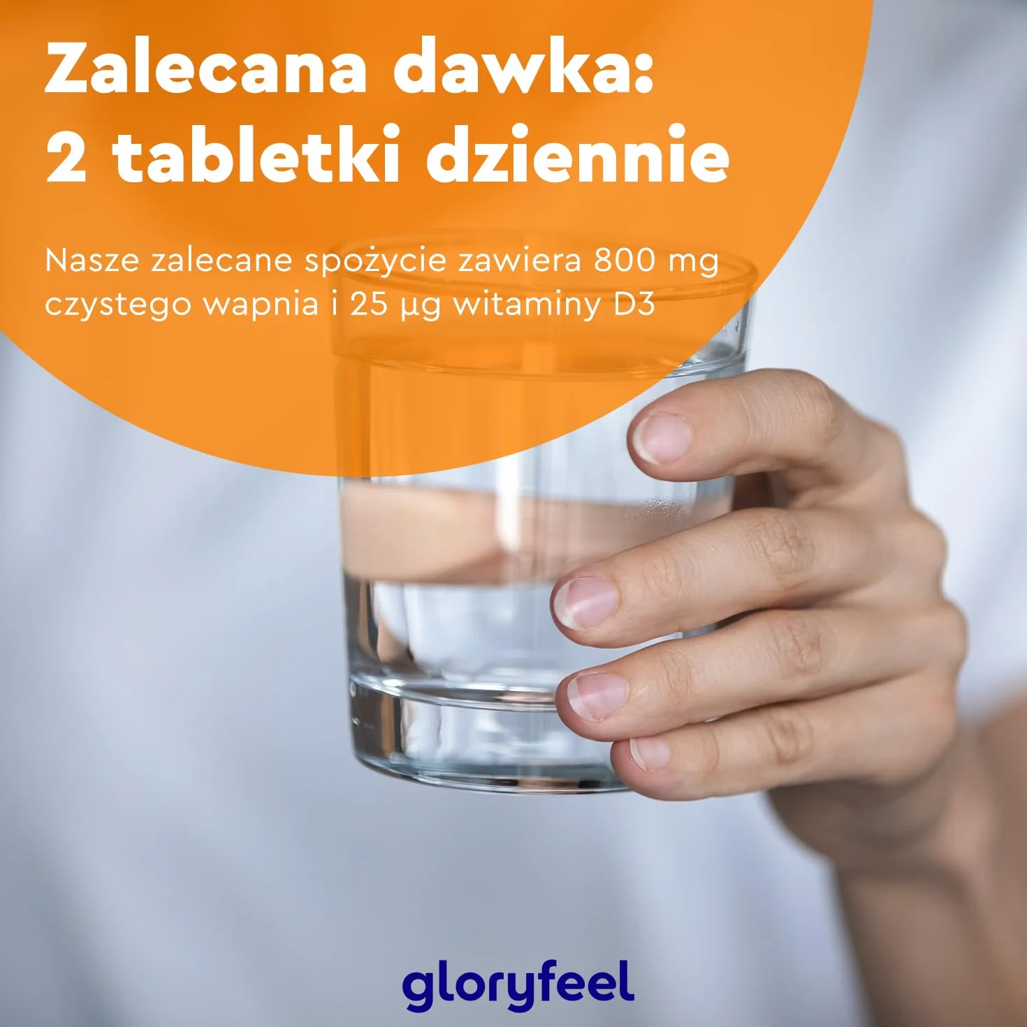 Wapń + witamina D3 - Wysoka dawka 800 mg węglanu wapnia + 1000 IU witaminy D3 na dawkę dzienną - 180 tabletek wegetariańskich (3 miesiące) - Testowane laboratoryjnie, bez dodatków
