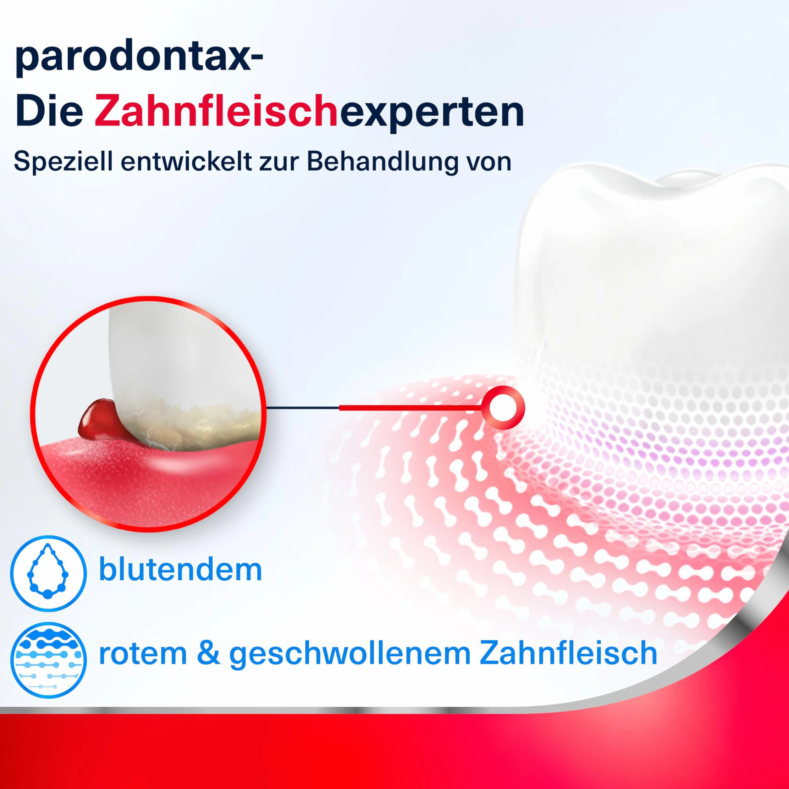 Parodontax Complete Protection wybielająca pasta do zębów, 3 x 75 ml, pasta do zębów w przypadku problemów z dziąsłami