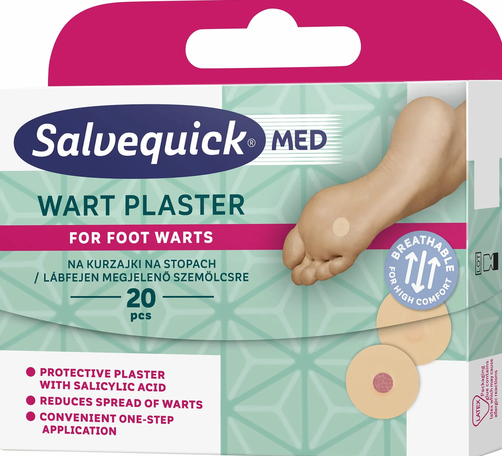 Salvequick Verruca/Tynki na brodawki stóp