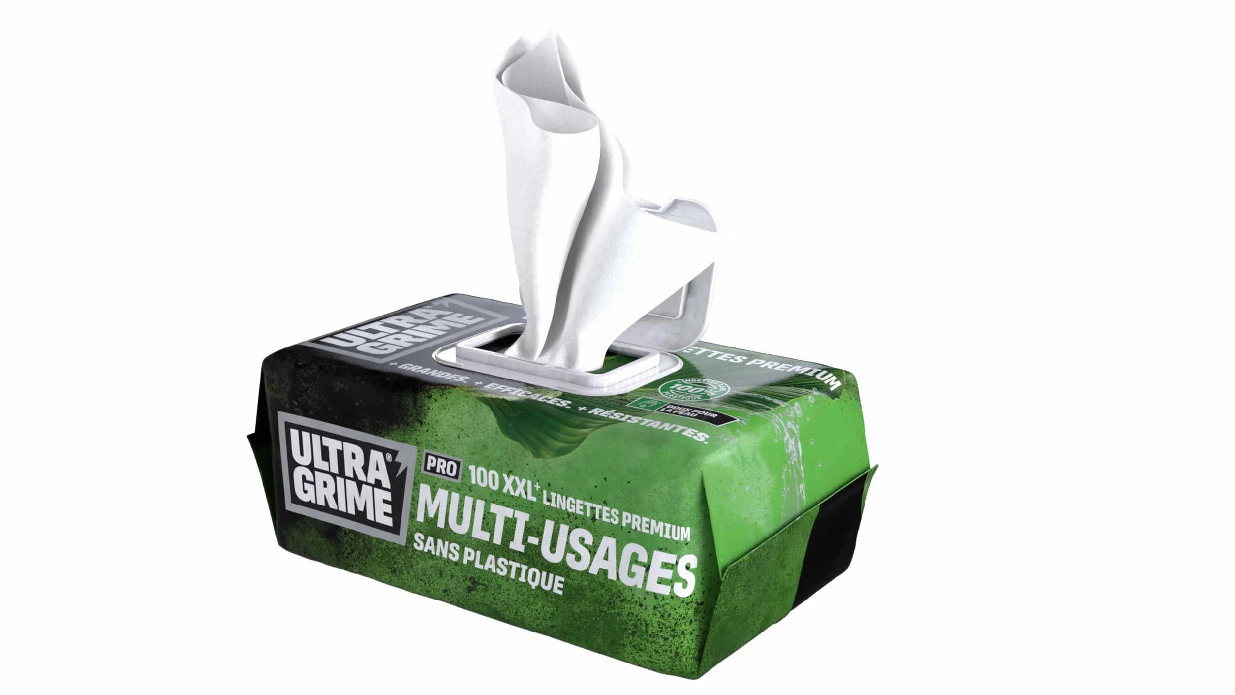 UltraGrime Pro Chusteczki Przemysłowe 100 szt XXL 38x25 cm
