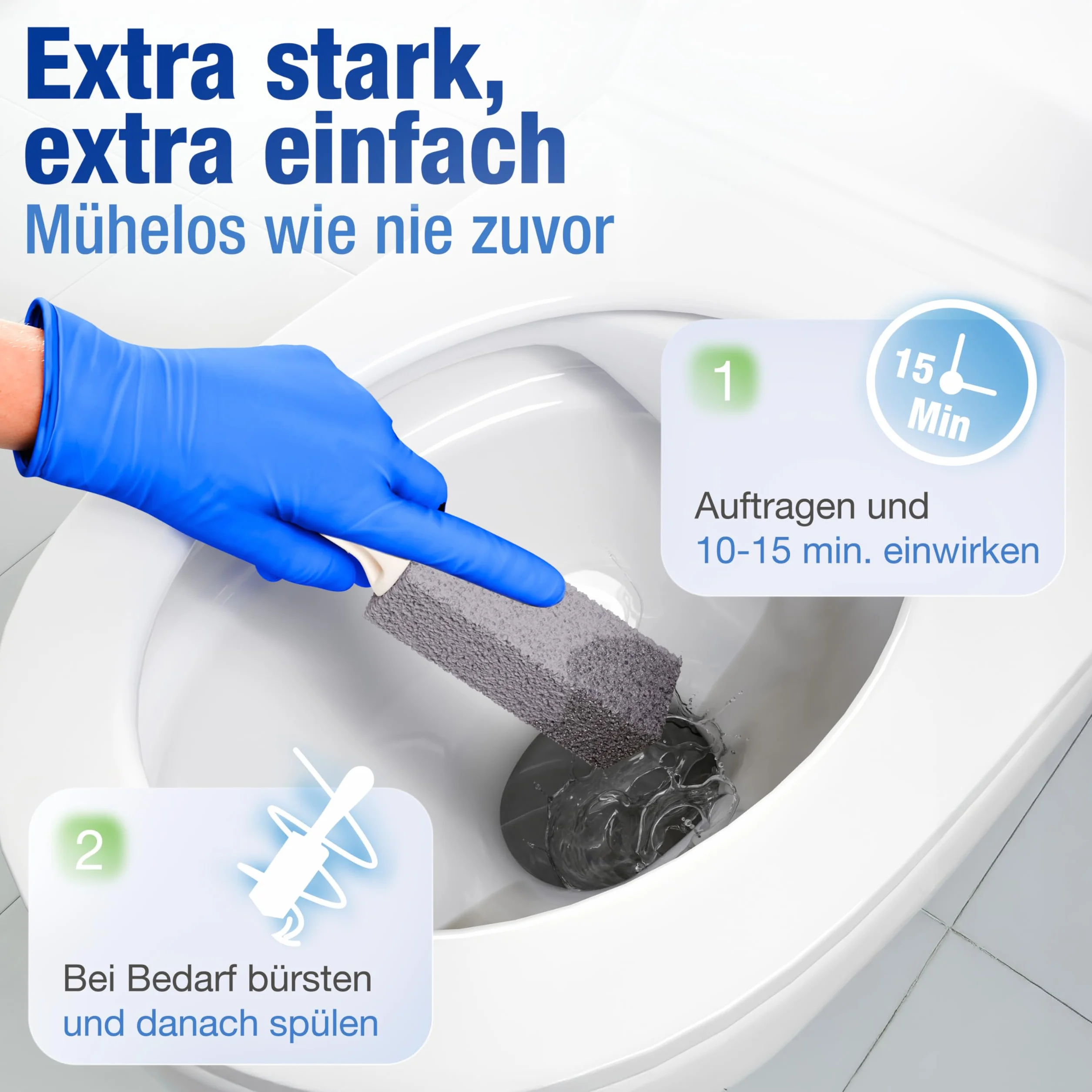 Bio-Chem - Środek do czyszczenia toalet 1L z dyszą skośną - Środek do czyszczenia łazienek z moczu i kamienia - Produkty gospodarstwa domowego do konserwacji toalet - czyszczący i dezodorant