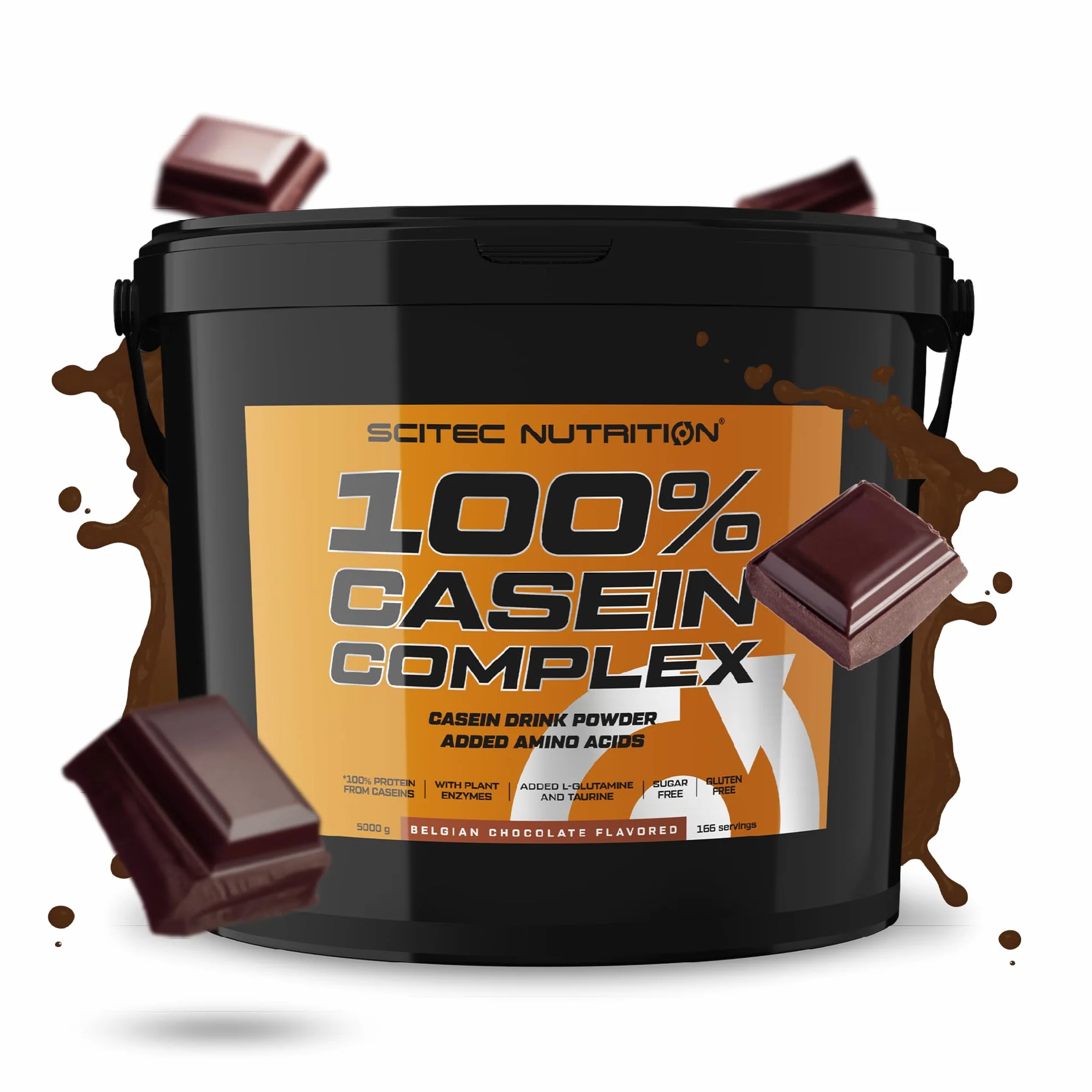 Scitec Nutrition 100% Casein Complex 5 kg Belgijska czekolada