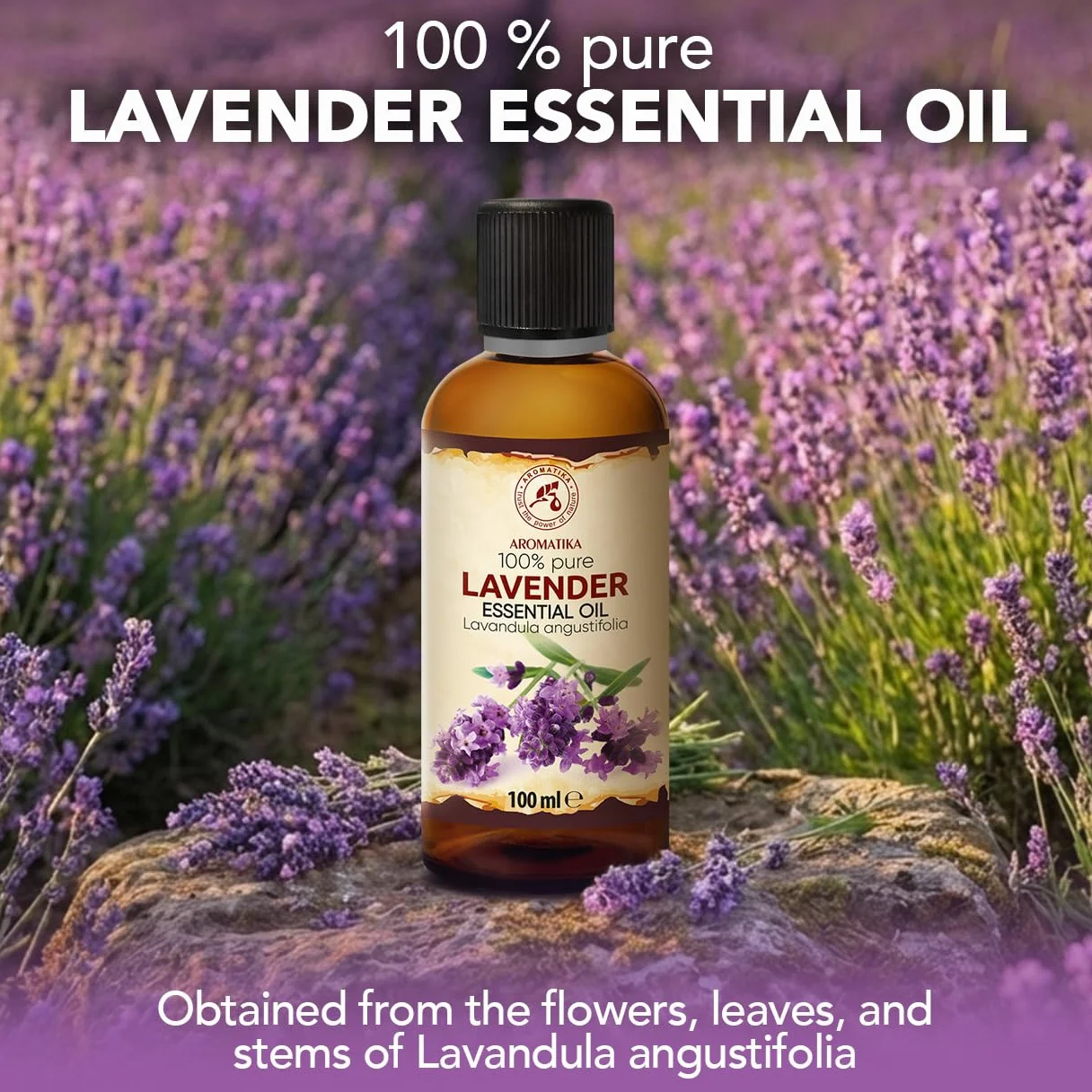 Olejek Eteryczny Lawendowy 100 ml - Lavandula Angustifolia - Olejek Aromatyczny do Dyfuzora - Aromaterapia - Świece Zapachowe - Mydła - Odświeżanie Powietrza