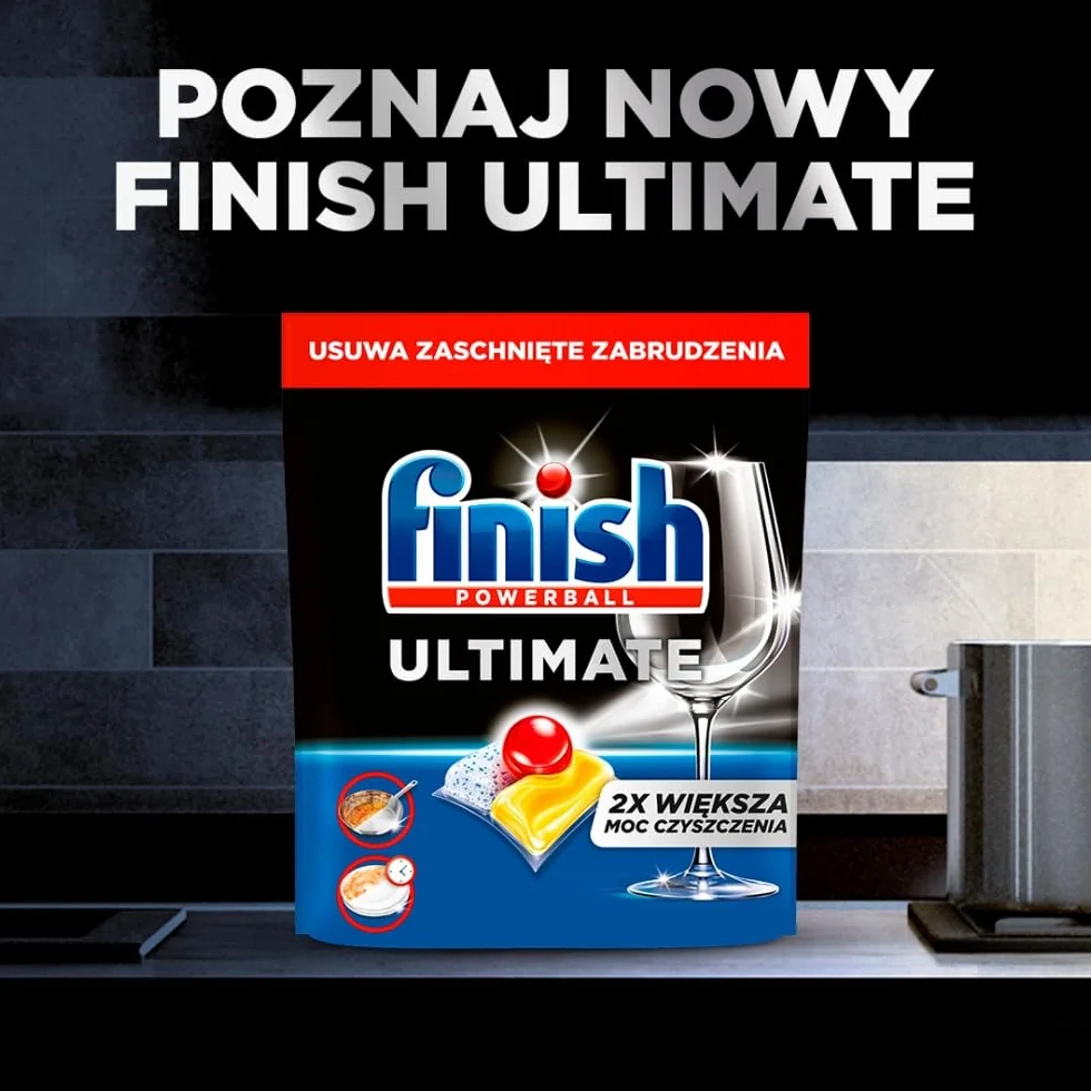 Kapsułki do zmywarki FINISH Ultimate All in 1 Lemon 100 szt