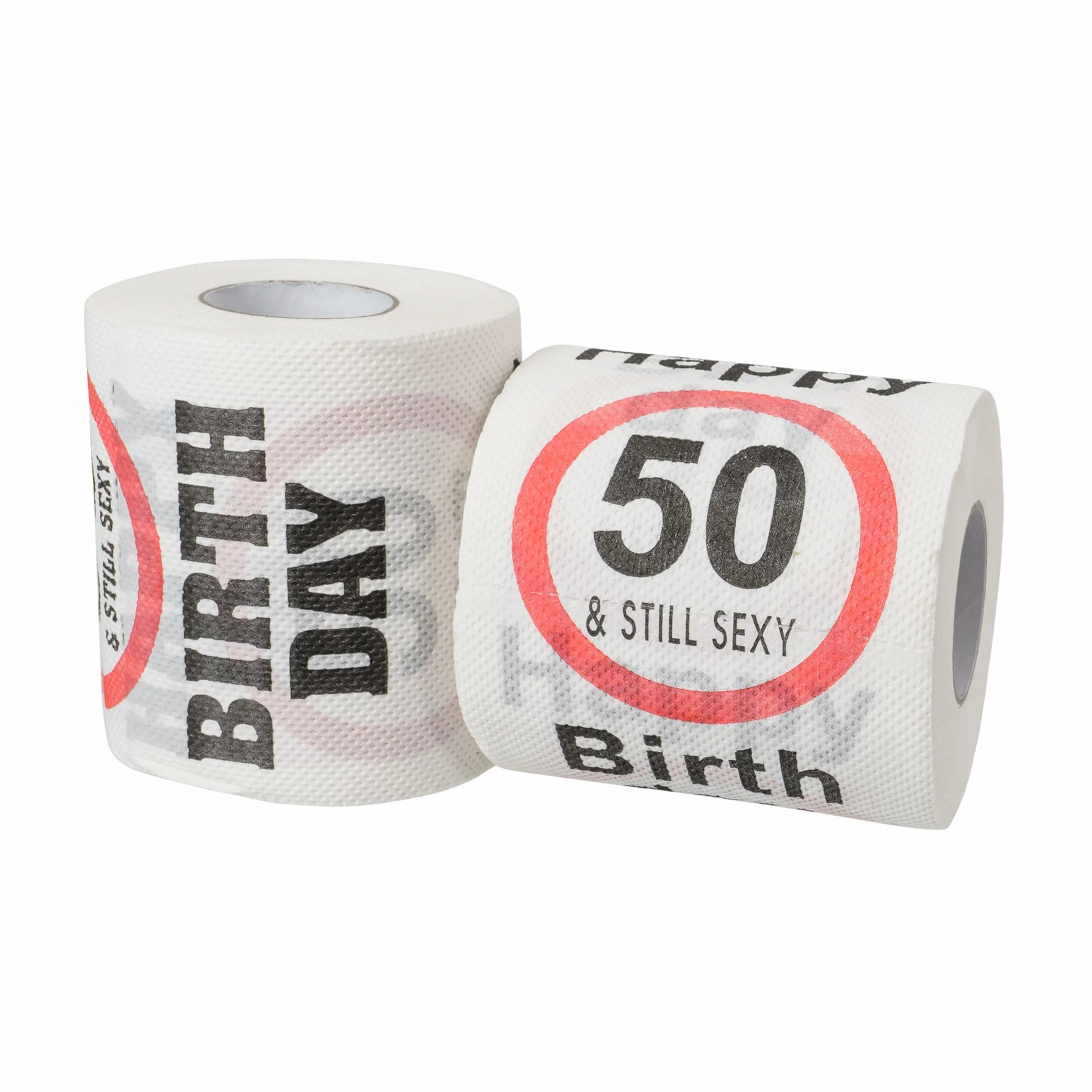 Papier toaletowy na 50. urodziny, zabawny motyw rolki, prezent dla nastolatków