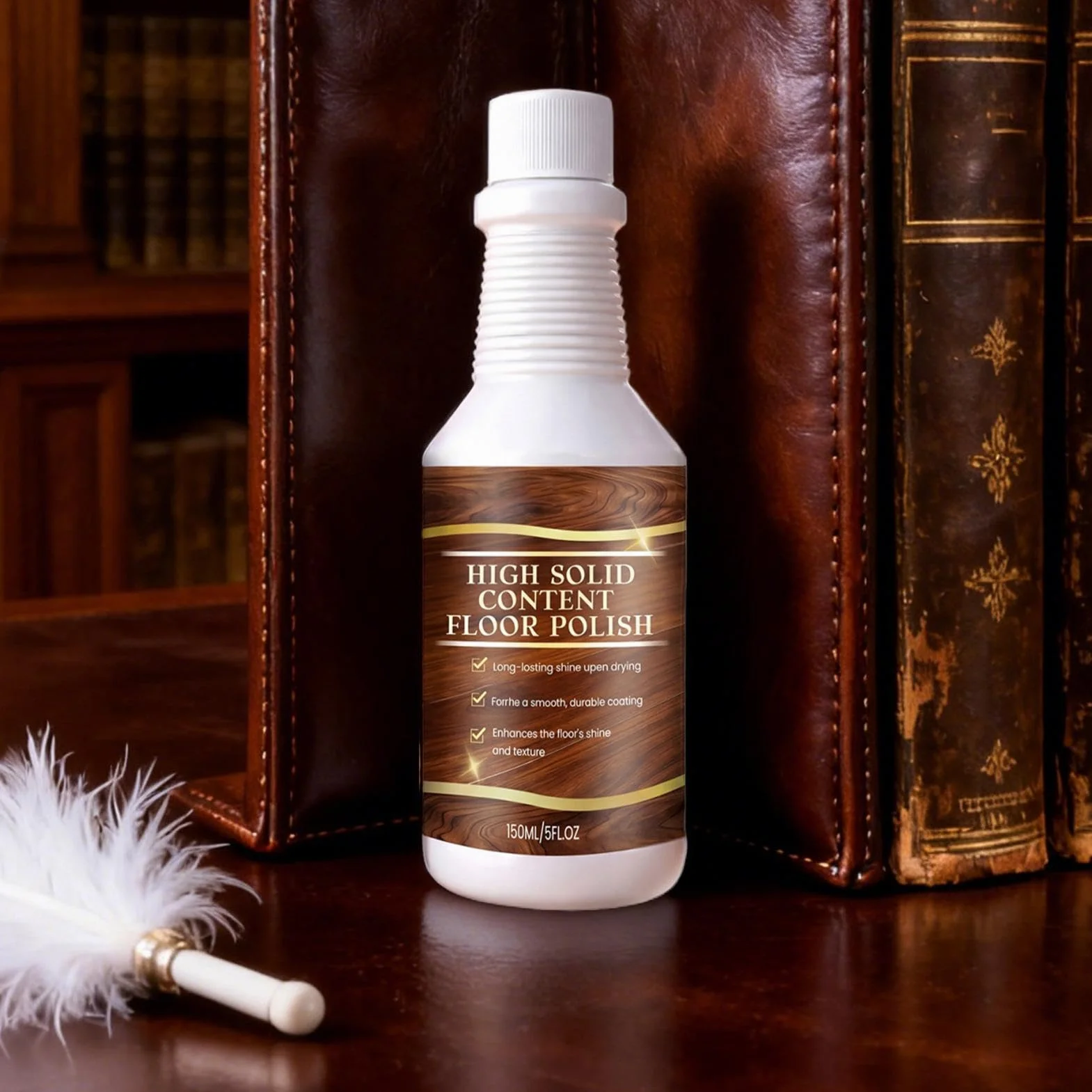 Floor Revive bezpieczny nieklejący płyn do czyszczenia podłóg drewnianych, 150 ml, do kuchni, łazienki, domu, hotelu, restauracji, mieszkania, pomieszczeń biurowych, mieszkań wynajmowanych