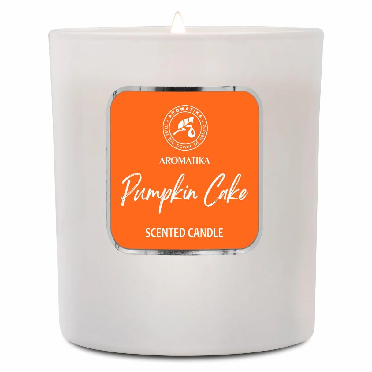 Scented Candle Pumpkin Cake 200g - Soy Wax Candle - Home Scented Candle - Aromatherapy Candle - Relax Scent - Air Freshener - Glass Candle Gift - Idea For Mother's Day - Birthday - Christmas