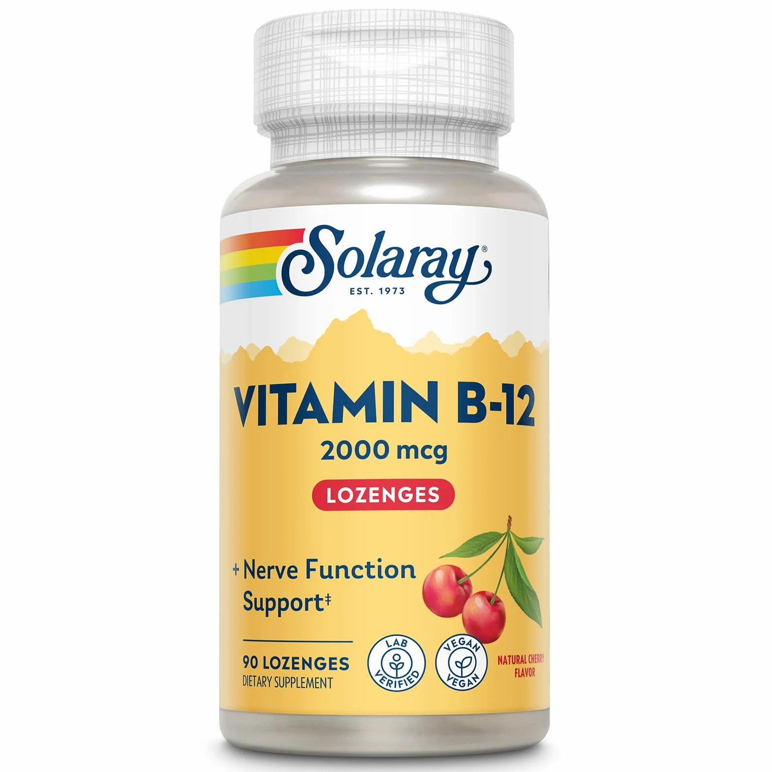 Solaray Witamina B12 2000 mcg 90 kapsułek