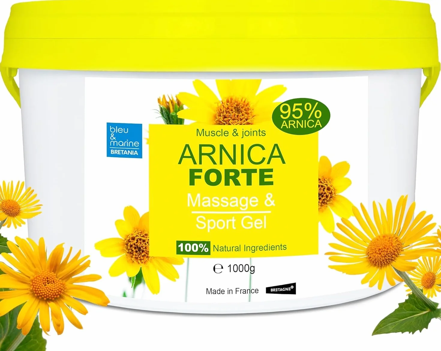 Arnika FORTE koncentrat żelowy 90% ekstrakt z arniki bio żel do masażu mięśni i stawów 1000 g