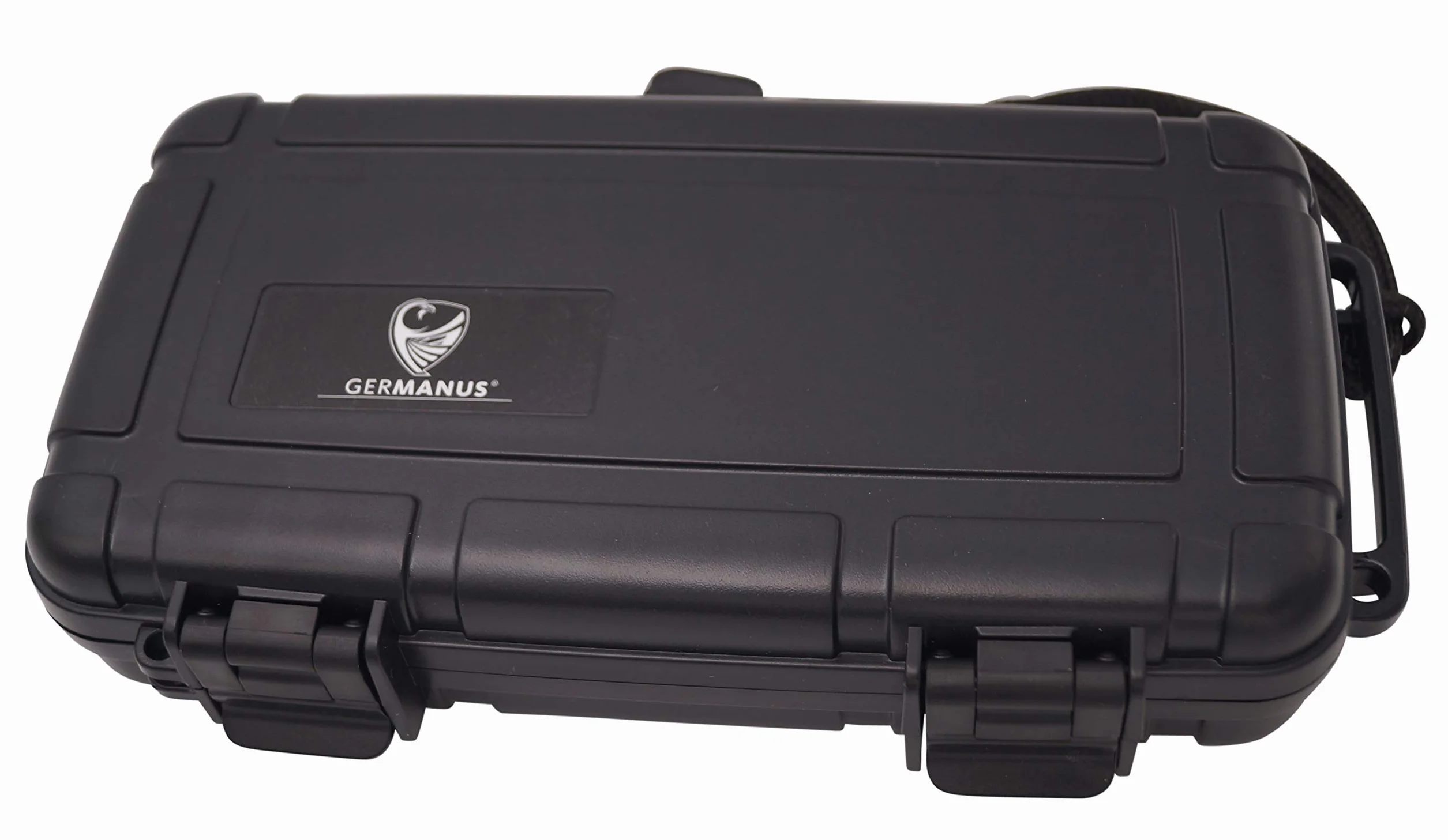 GERMANUS Humidor do cygar etui podróżne na 5 cygar odporne na wstrząsy